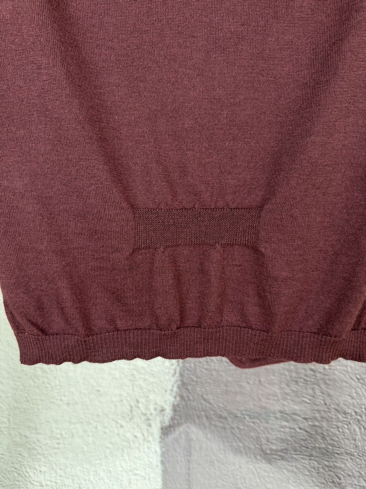 L.B.M. 1911 L.B.M 1911 Red Burgundy Wool Button Up Knitted vest gilet Size US L / EU 52-54 / 3 - 4 Thumbnail