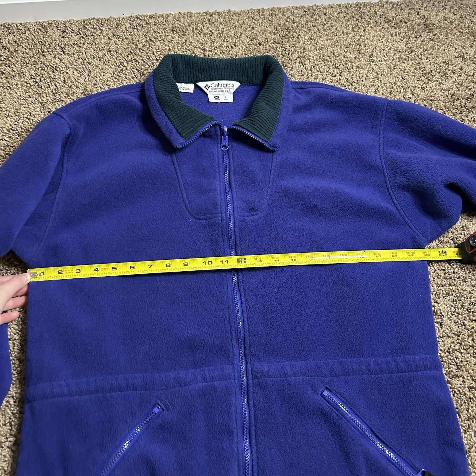 Columbia Columbia Womens M Fleece Full Zip Up Mock Neck Sweatshirt Size M / US 6-8 / IT 42-44 - 11 Thumbnail
