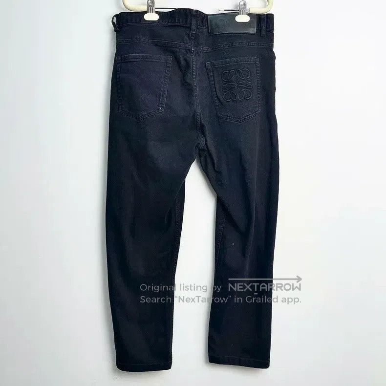 Loewe Loewe Black Stretchable Casual Denim Pants Size 37" - 5 Thumbnail