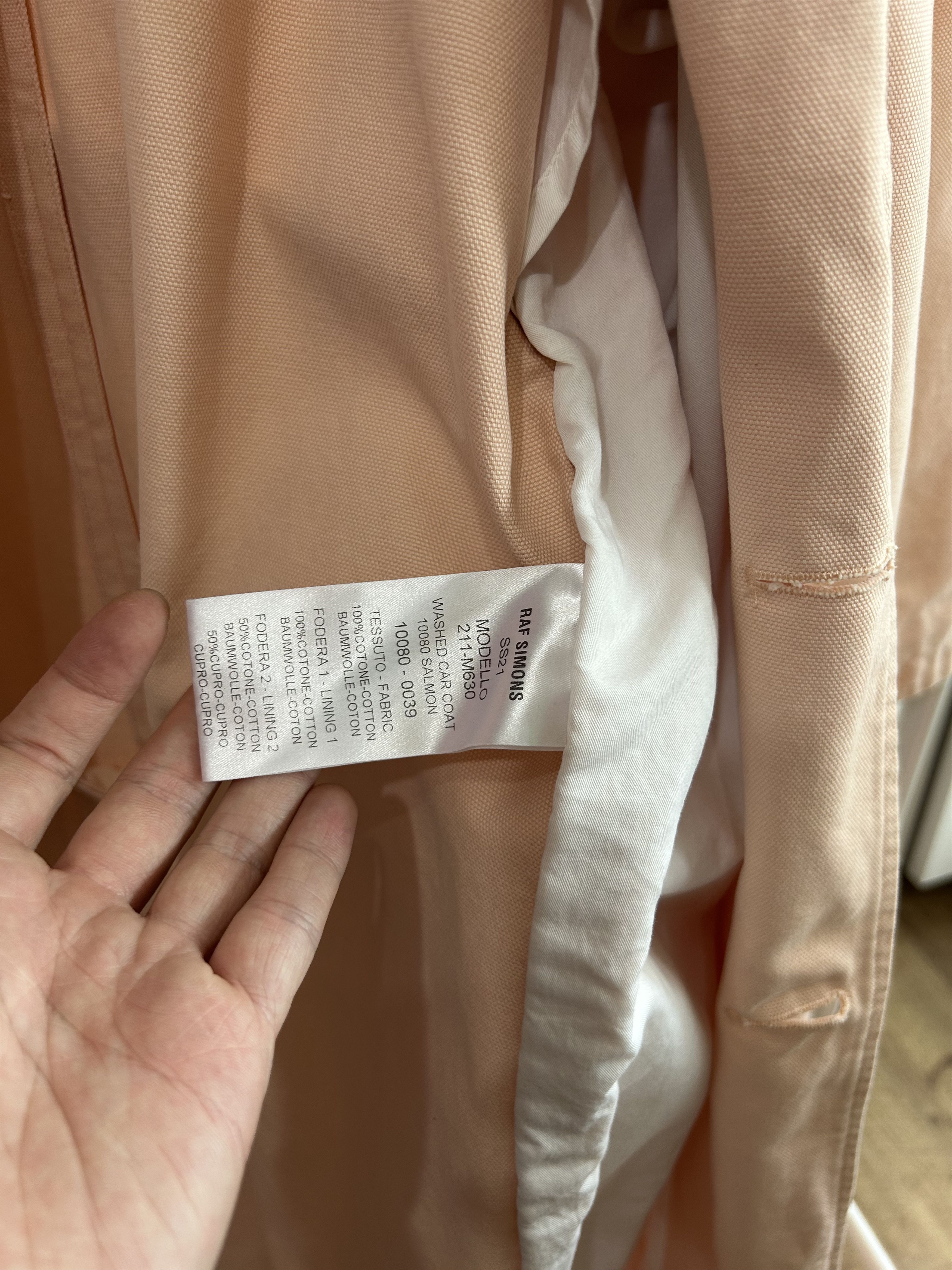 Raf Simons RAF SIMONS Maxi Canvas Trench Coat (21FW) Size US S / EU 44-46 / 1 - 11 Thumbnail