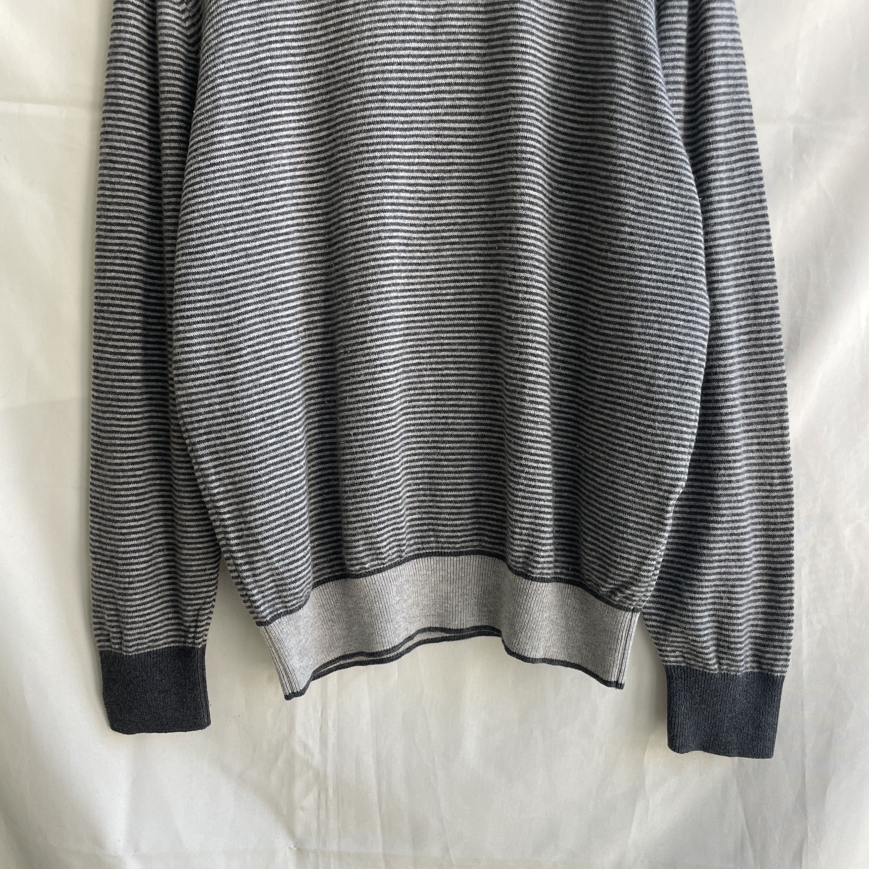 Hackett Hackett Wool Cashmere Striped Crew Neck Sweater Size XXL Size US XXL / EU 58 / 5 - 5 Thumbnail