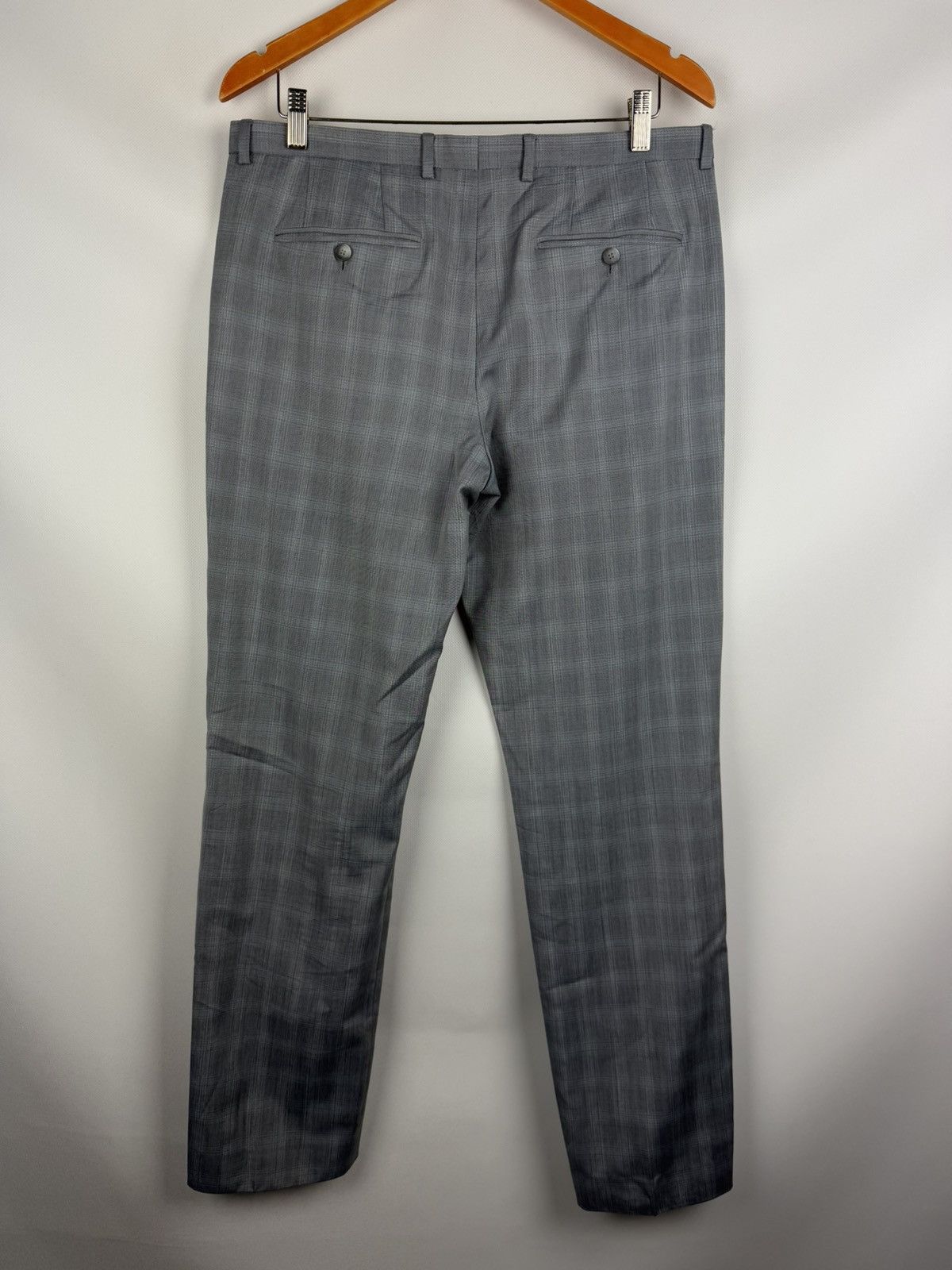 Hugo Boss Hugo Boss Amaro/Helse Wool Plaid 2 Piece Suit Blazer Pants Size 40L - 22 Thumbnail