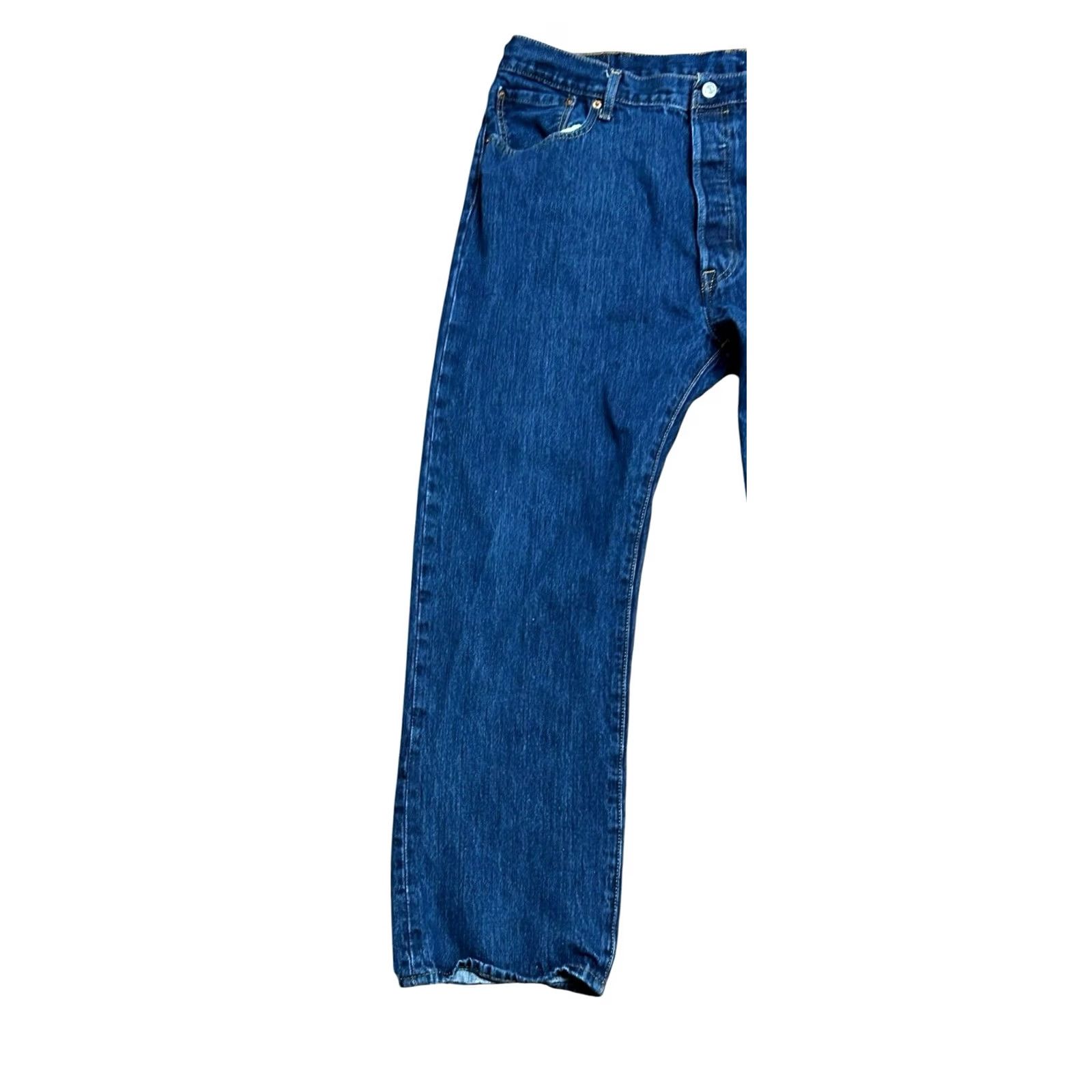Levi's Levi's 501 Men's Jeans Button Fly Straight Blue Black 40x30 Lot Of 3 Denim Cotton Blend Size US 40 / EU 56 - 3 Thumbnail
