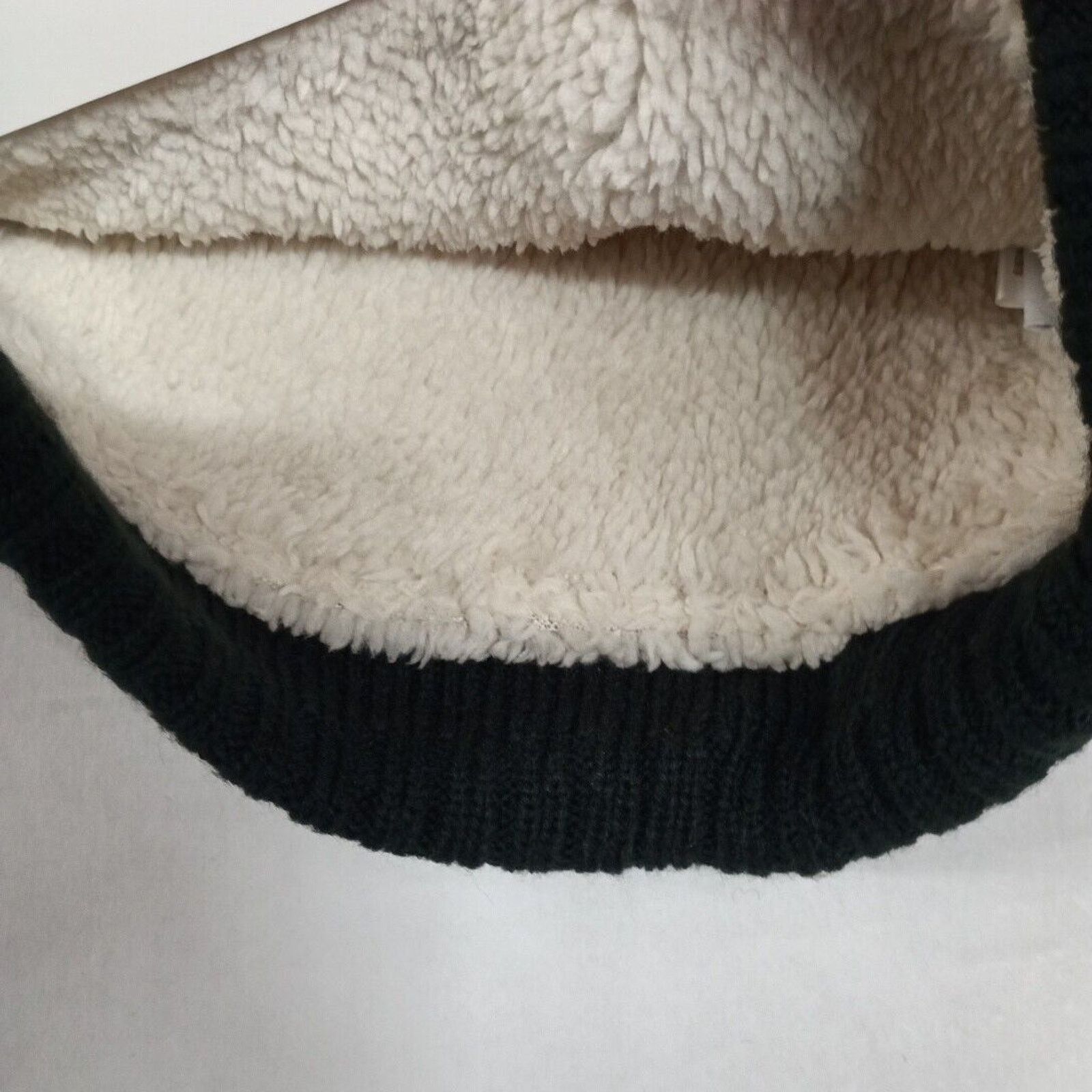 Dockers Dockers Beanie Men's One Size Fits Black Fleece Lined Sherpa Size ONE SIZE - 3 Thumbnail