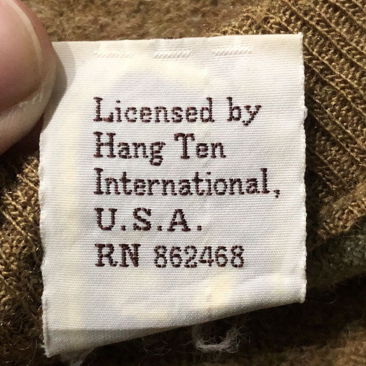 Hang Ten × Vintage Hang Ten Brown Vintage Sweatshirt Size L Size US L / EU 52-54 / 3 - 8 Thumbnail
