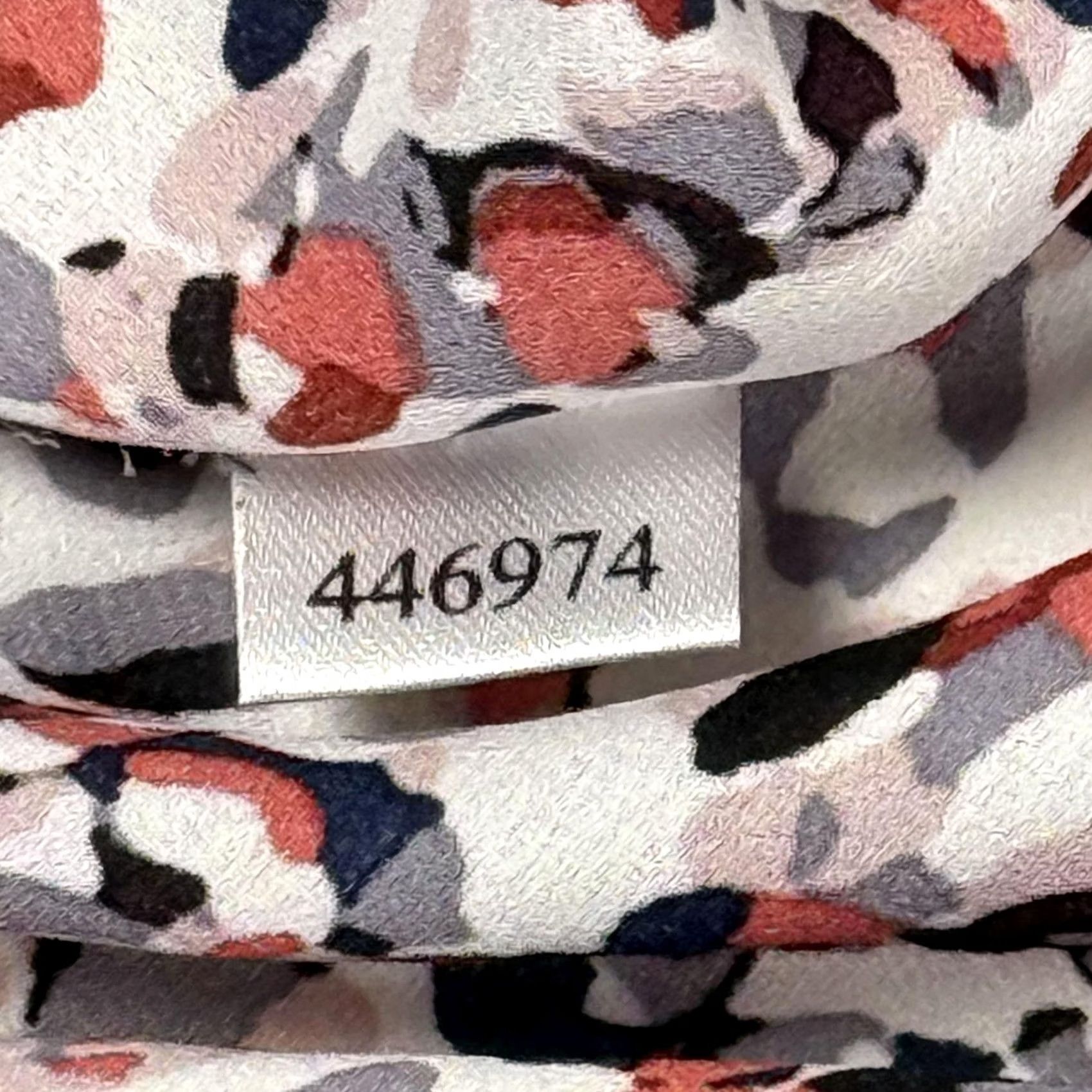 Loft LOFT Womens Small Multicolor Abstract Floral Long Sleeve Blouse Top Career Size S / US 4 / IT 40 - 5 Thumbnail