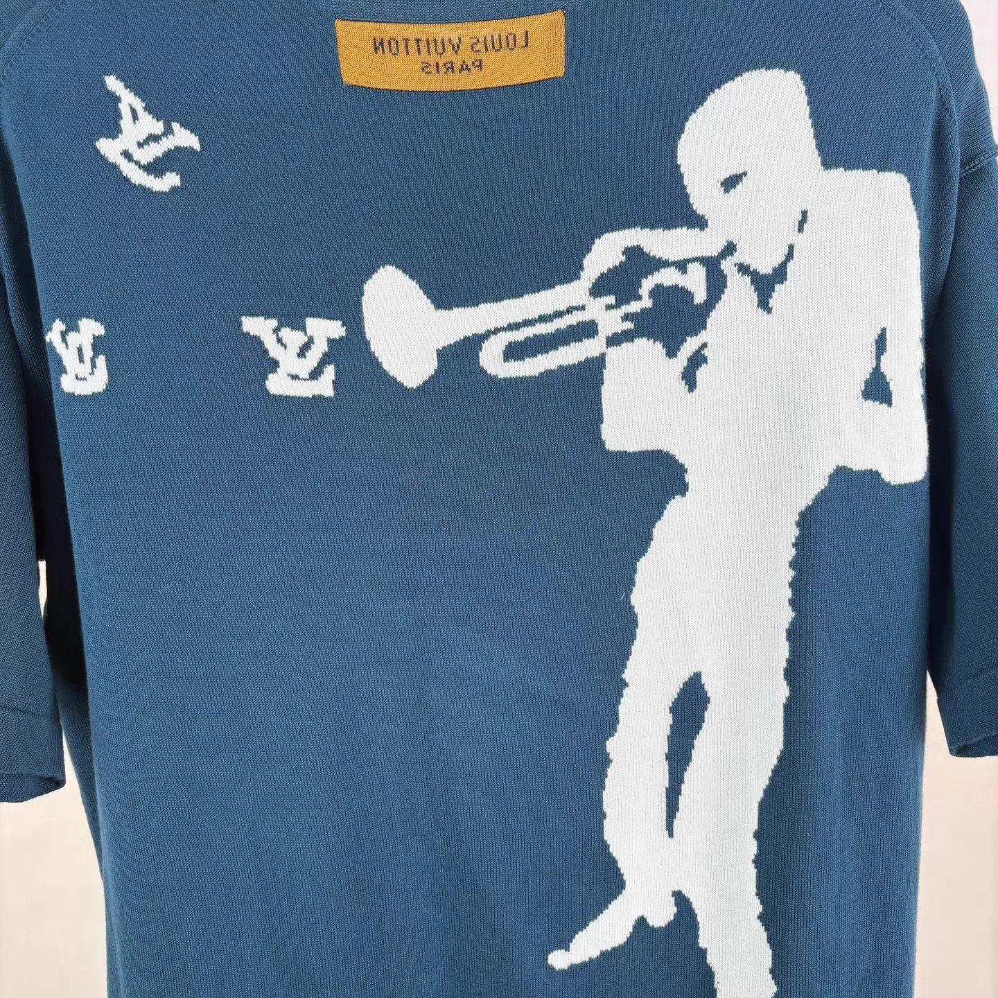 Louis Vuitton Louis Vuitton Pied Piper new 100% Cotton Knit SS XL Size US XL / EU 56 / 4 - 4 Thumbnail
