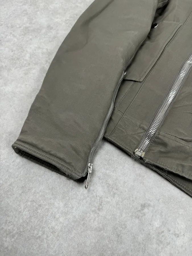 Yves Saint Laurent FW2012 Yves Saint Laurent Classy Olive Perfecto Jacket Size US S / EU 44-46 / 1 - 6 Thumbnail