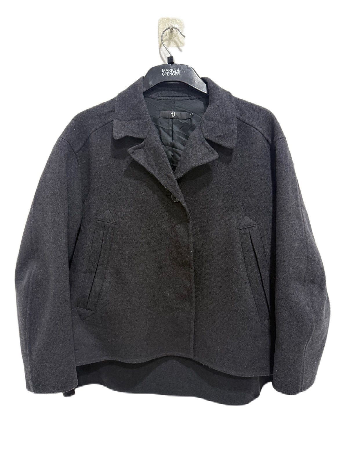 Jil Sander BINDING ACCEPT JIL SANDER OVERSIZED STYLE BLUE GRAY JACKET Size S / US 4 / IT 40 - 1 Thumbnail