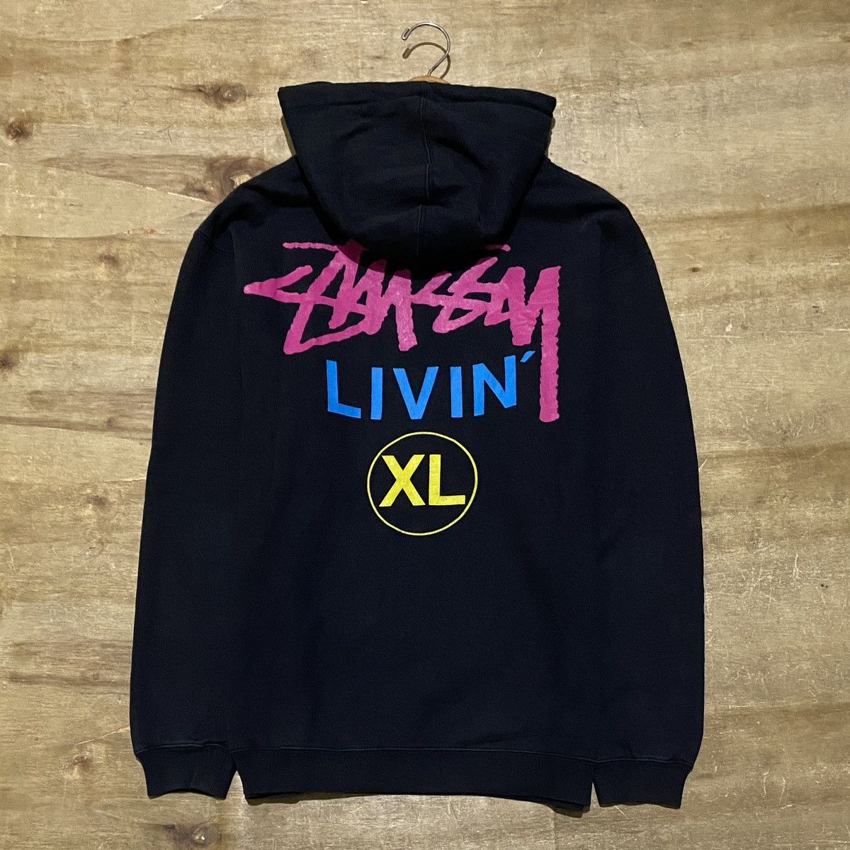 Stussy Y2k Hoodie Stussy livin Size US M / EU 48-50 / 2 - 1 Thumbnail
