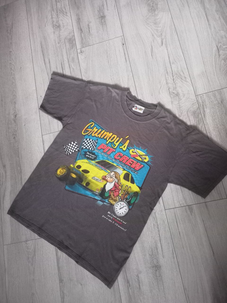 Disney Walt Disney World Grumpy's Pit Crew Racing Vintage Y2K Size US L / EU 52-54 / 3 - 5 Thumbnail