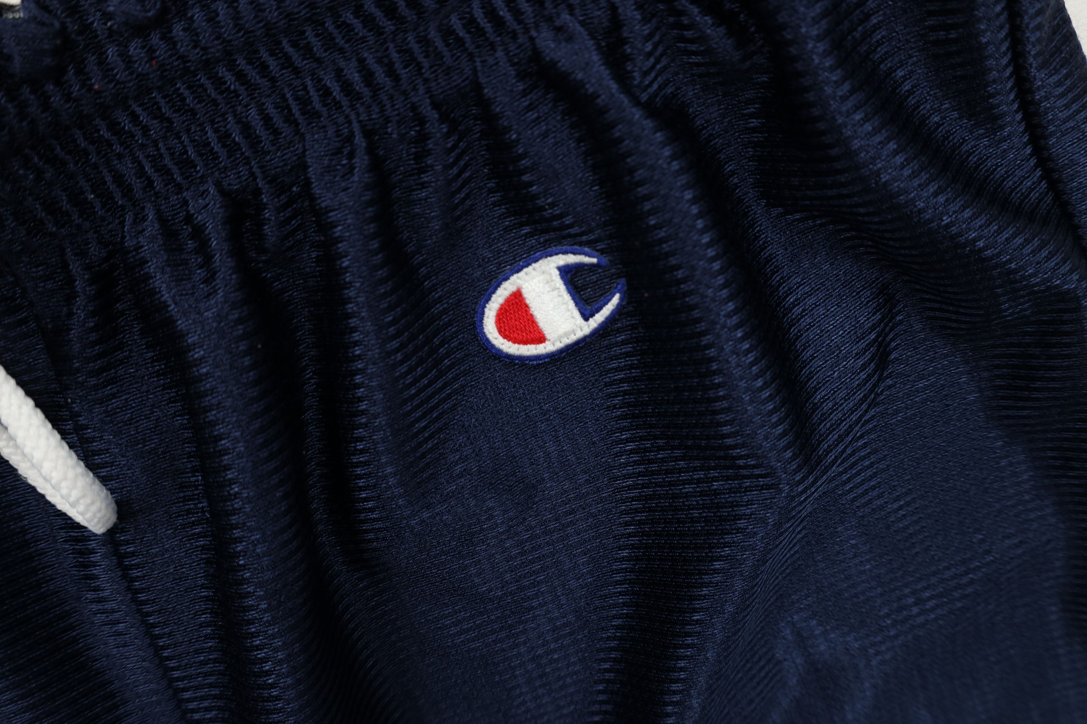 Champion Vintage 90s Y2K Champion Gym Training Basketball Shorts Blue Size US 34 / EU 50 - 6 Thumbnail