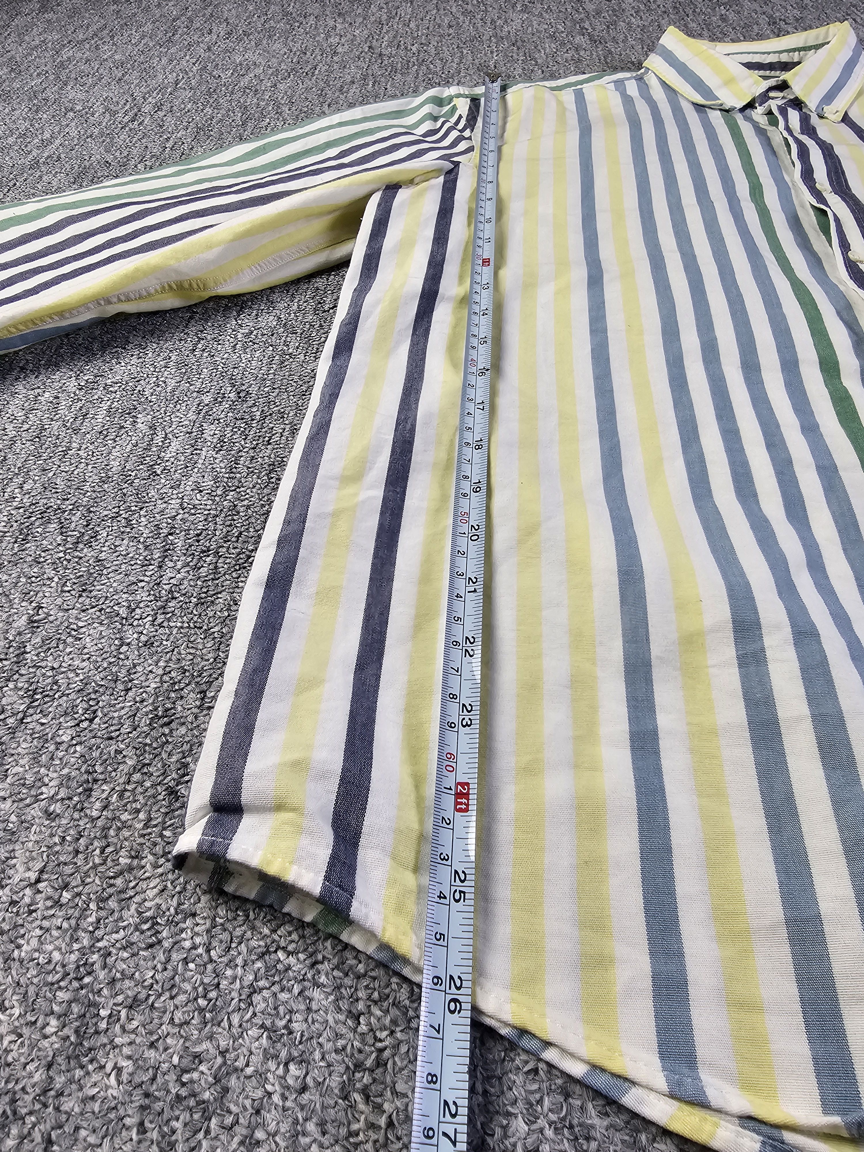 Zara Zara Man Colorful Stripe Long Sleeve Button Down Shirt Men L Size US L / EU 52-54 / 3 - 9 Thumbnail