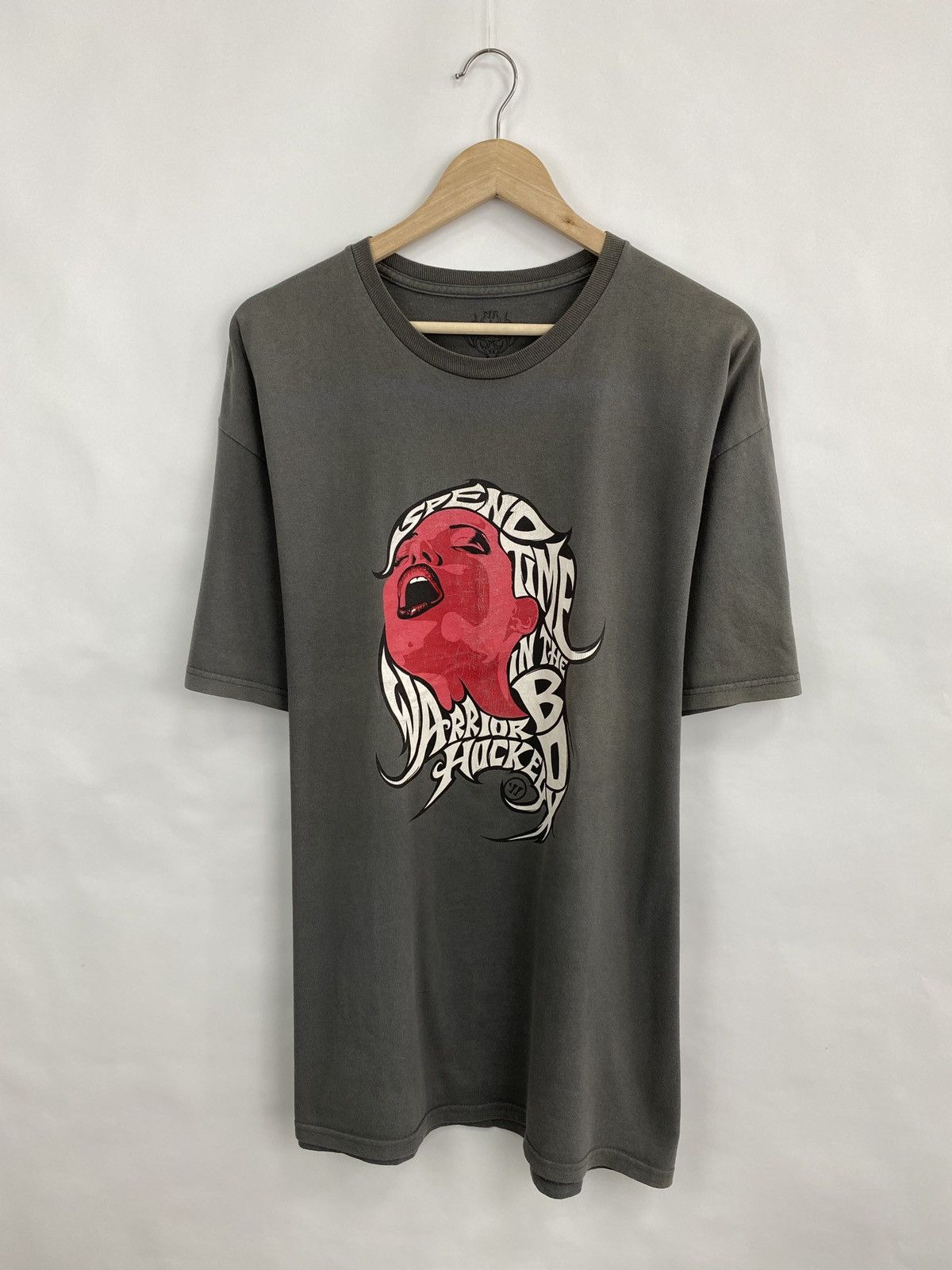 4GSELLER 🇺🇸 Vintage Sexy Girl Art Y2K Rare T-Shirt Retro Hype Size US XL / EU 56 / 4 - 3 Thumbnail