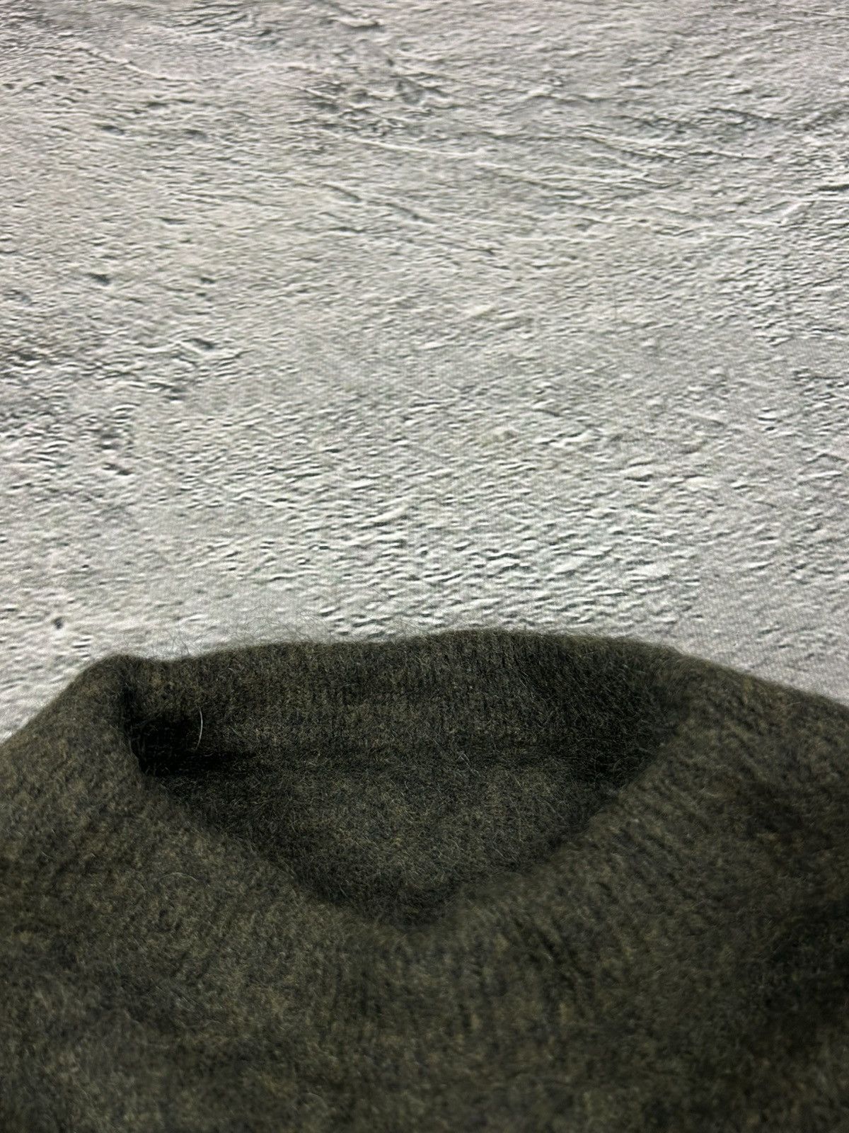 Acne Studios Acne Studios mohair sweater dramatic moh khaki Size US S / EU 44-46 / 1 - 2 Thumbnail