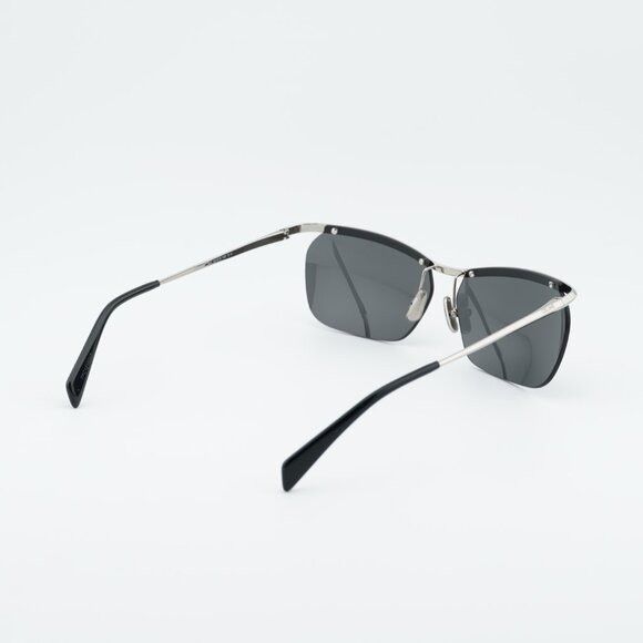Celine Celine CL40307U 16A Sunglasses Silver Square Frame, Grey Size ONE SIZE - 10 Thumbnail