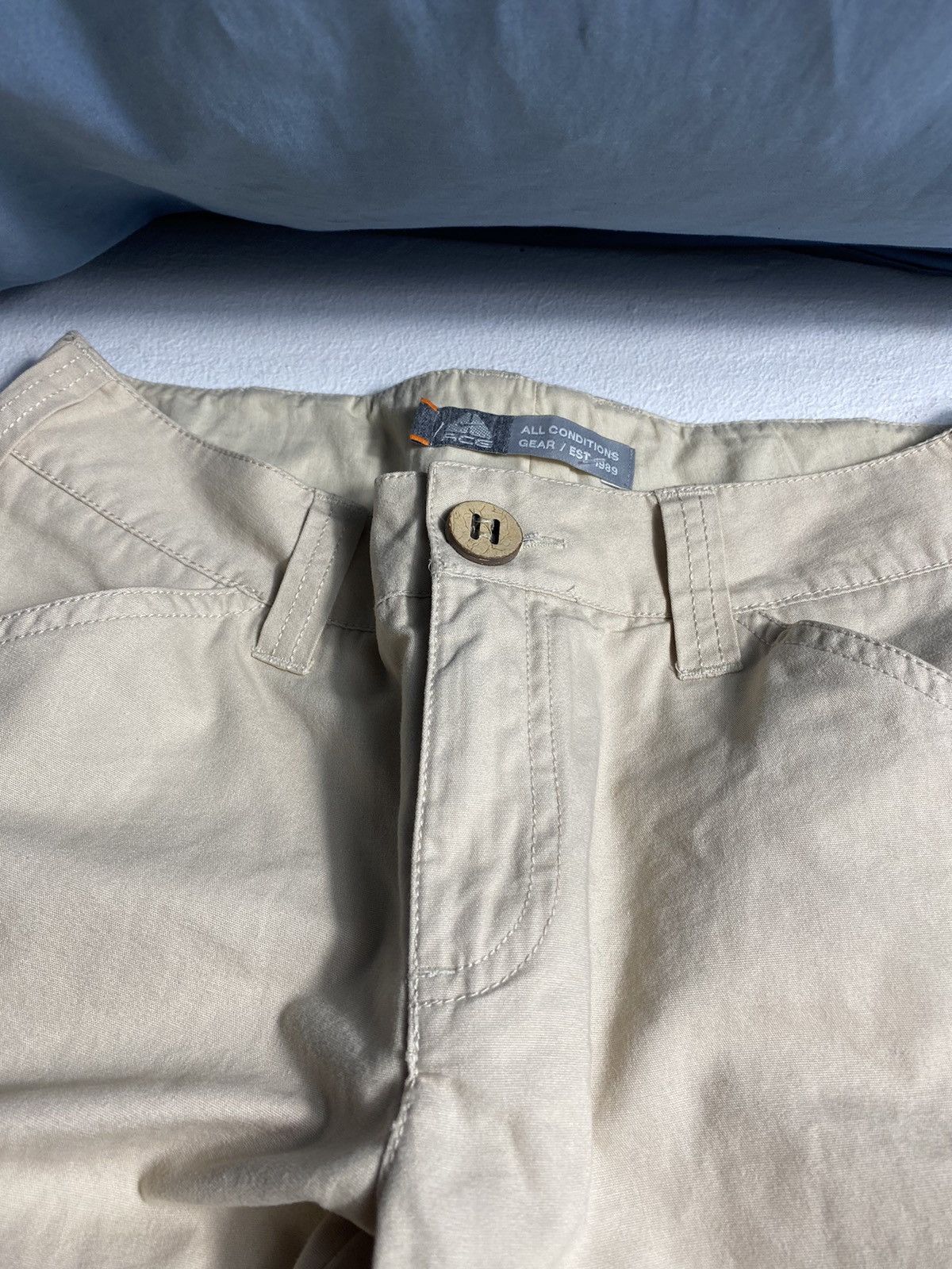 Nike ACG × Vintage 90s🔥NIKE ACG FLARE RELAXED FIT WOMENS GORPCORE Y2K PANTS Size 27" / US 4 / IT 40 - 4 Thumbnail