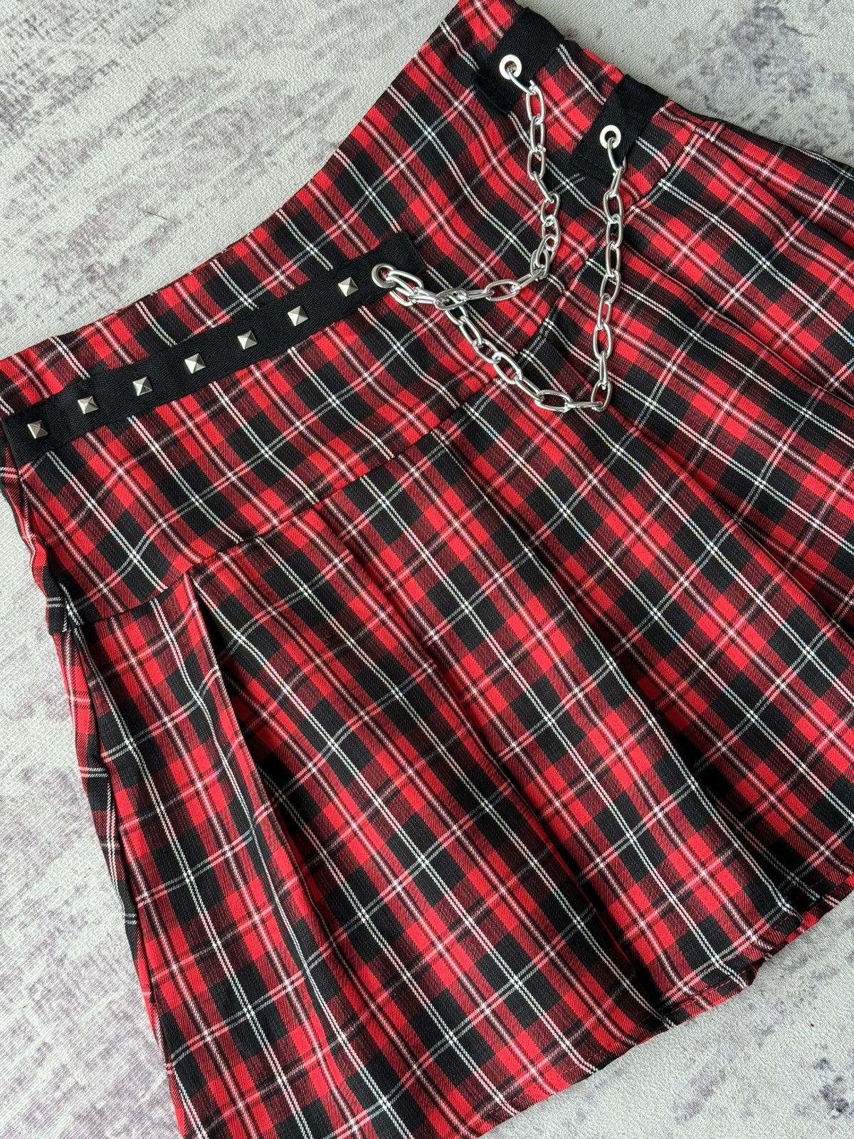 Japanese Brand XX Punk Riot Skirt Size 28" / US 6 / IT 42 - 6 Thumbnail