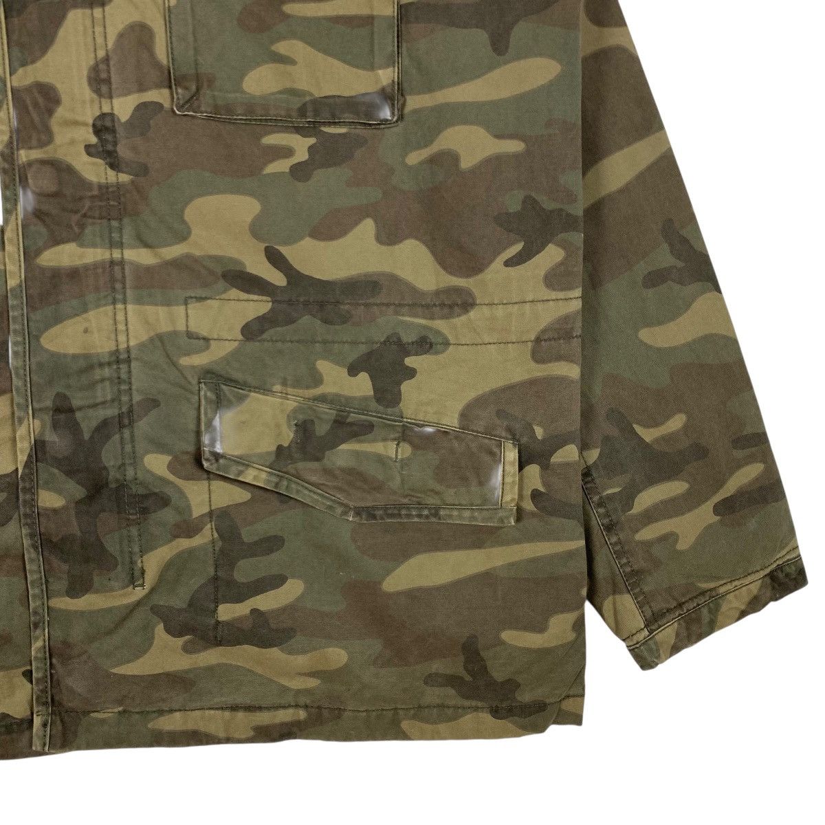 If Six Was Nine Vintage RARE Gap Camouflage Military Field Jacket Hoodie Size US L / EU 52-54 / 3 - 5 Thumbnail