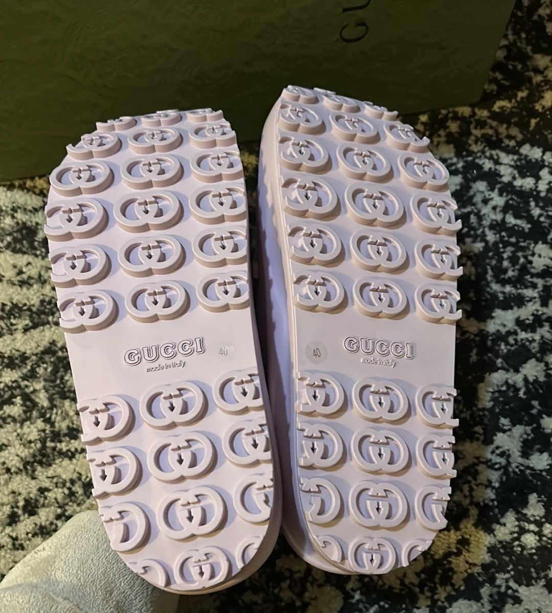 Gucci Gucci Horsebit Flatform Sandal Talc Pink Size 40 Size US 10 / IT 40 - 7 Thumbnail