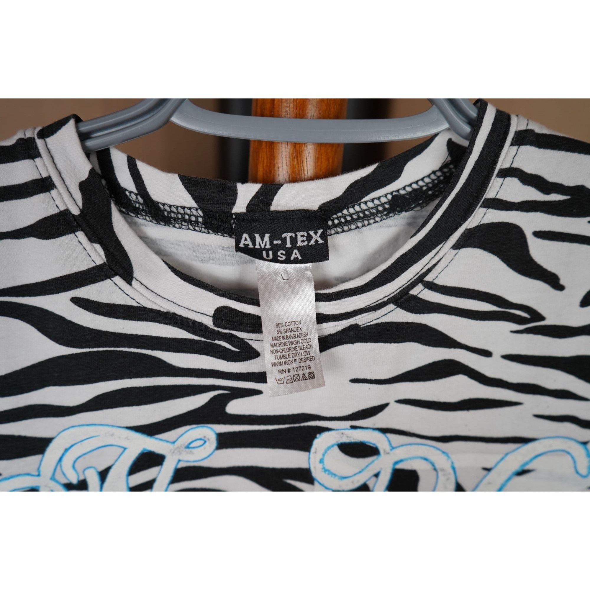 Vintage Vintage New York Zebra Pattern T-shirt Women's S #444 Size S / US 4 / IT 40 - 5 Thumbnail