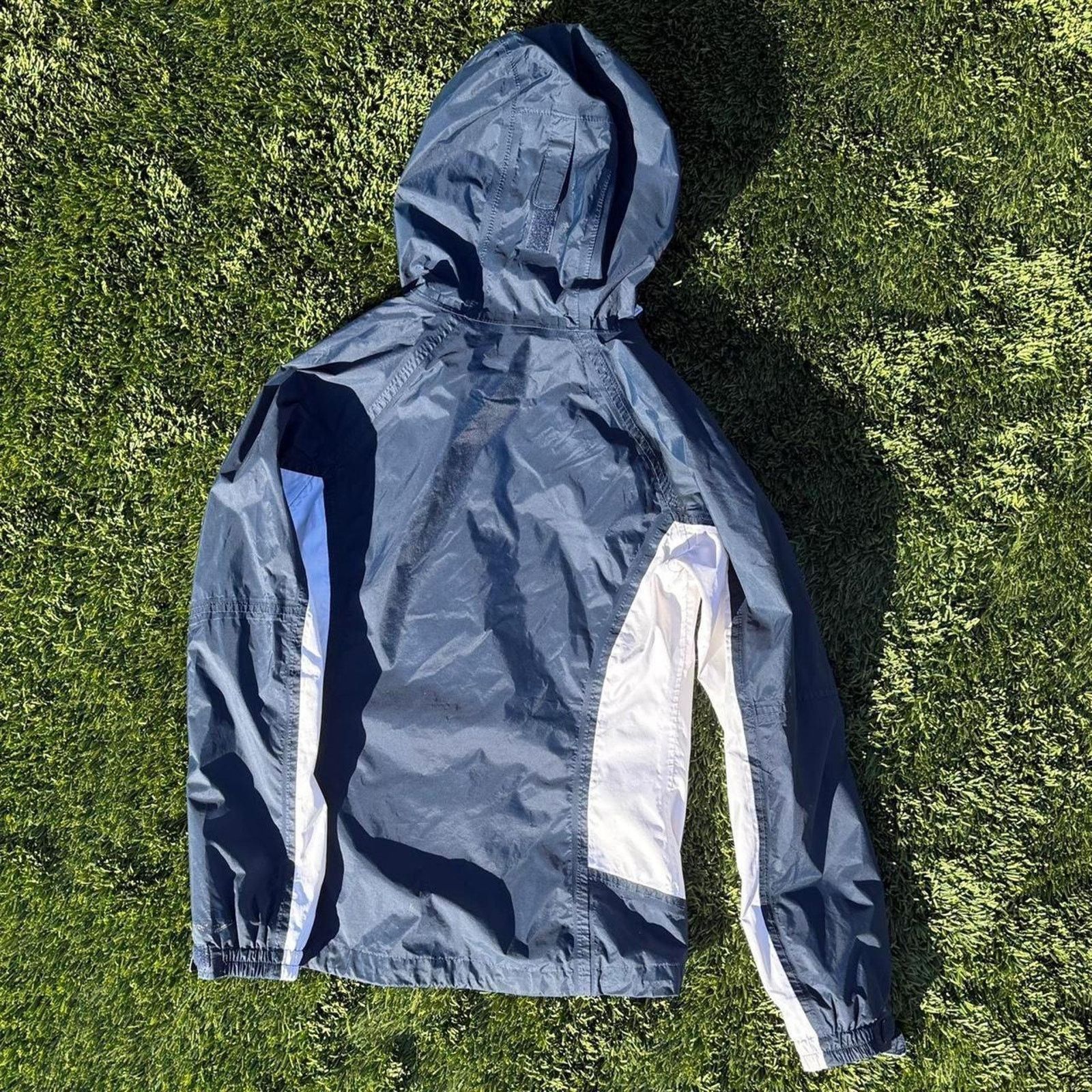 Columbia Columbia Rain Jacket Windbreaker Blue White Size women's XS Size XS / US 0-2 / IT 36-38 - 3 Thumbnail