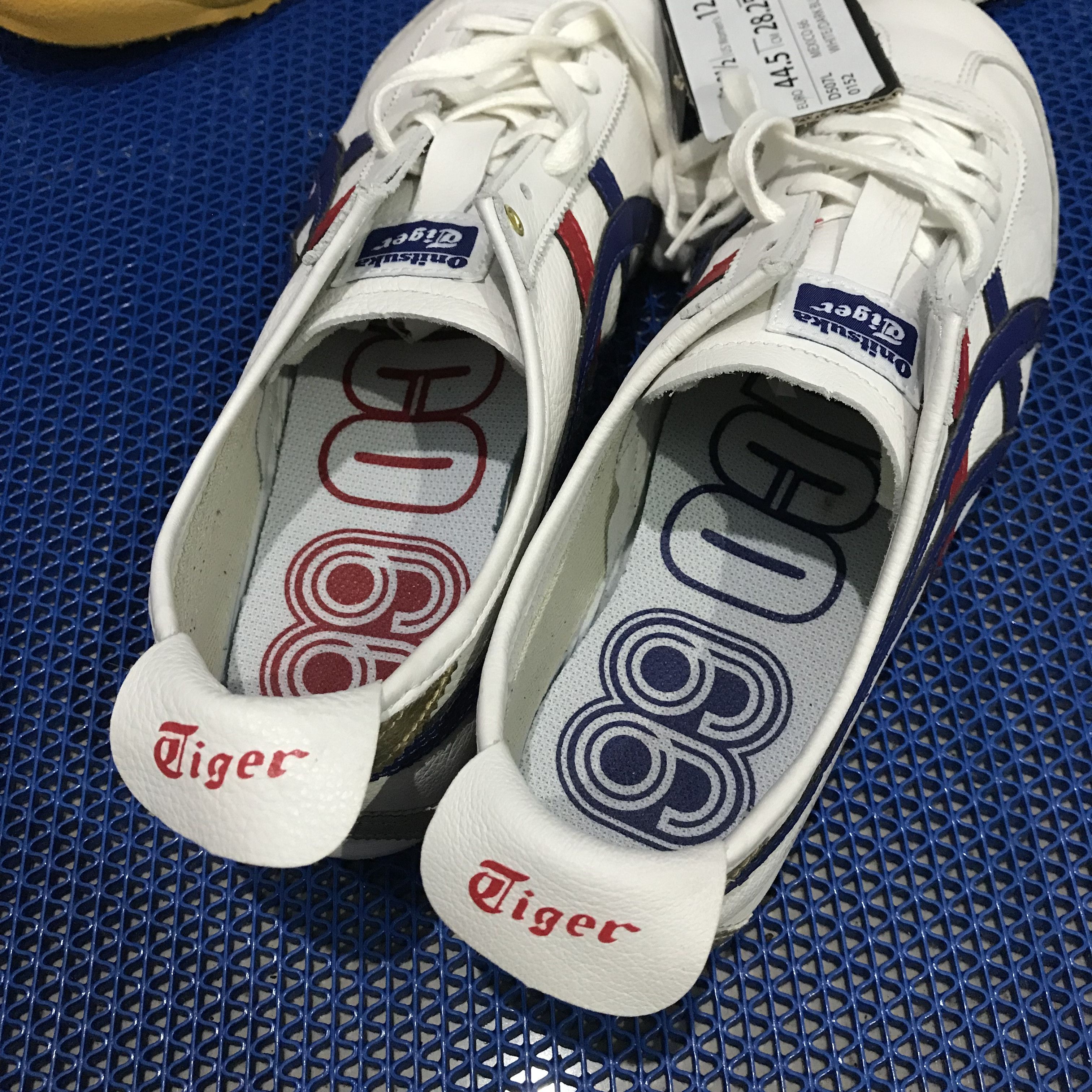 Onitsuka Tiger Onitsuka Tiger Mexico 66 'White Dark Blue Gold D507L Size US 11.5 / EU 44-45 - 8 Thumbnail