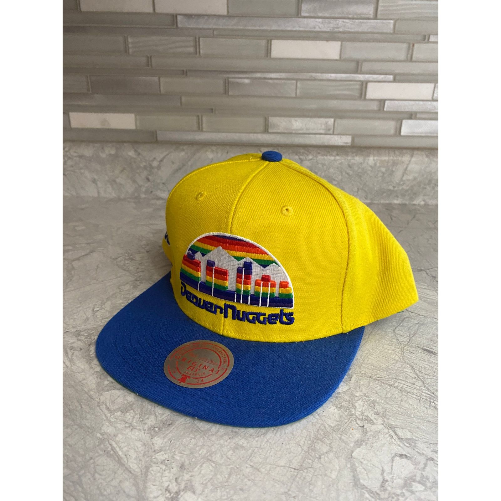 Mitchell & Ness NWOT Denver Nuggets Retro Logo Mitchell & Ness Snapback Hat Size ONE SIZE - 1 Thumbnail