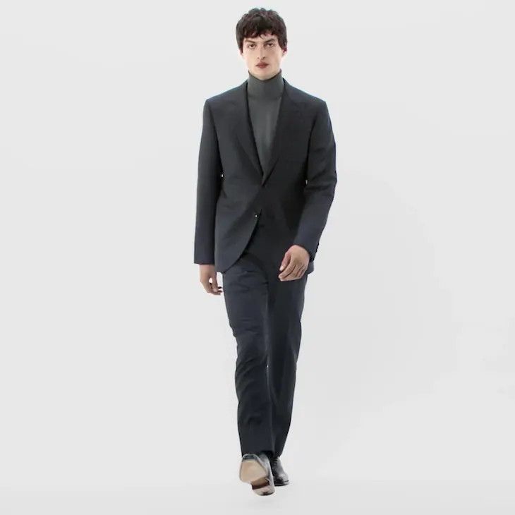 Louis Vuitton Single-Breasted Wool Blend Pont Neuf Suit - 54 XL Size 54L - 2 Thumbnail