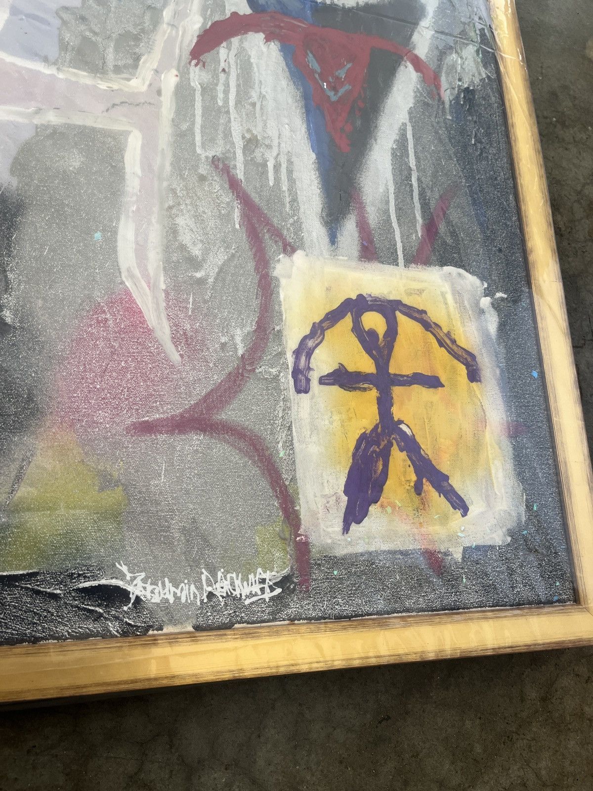 Drain Gang Benjamin Reichwald x Jonas Rönnberg “MBK STE” Painting Size ONE SIZE - 3 Thumbnail