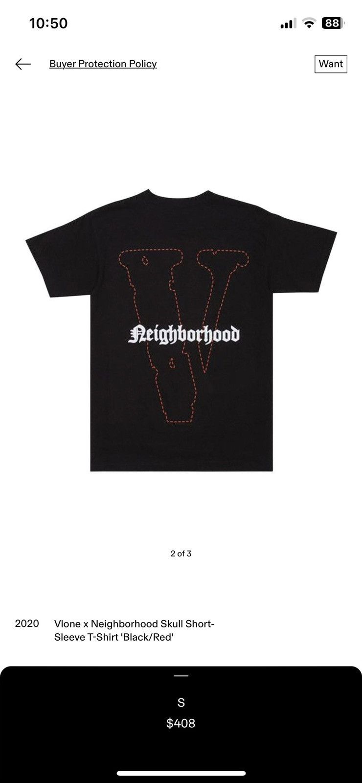 Neighborhood × Vlone Vlone x Neighborhood Skull T Shirt Size US XL / EU 56 / 4 - 6 Thumbnail