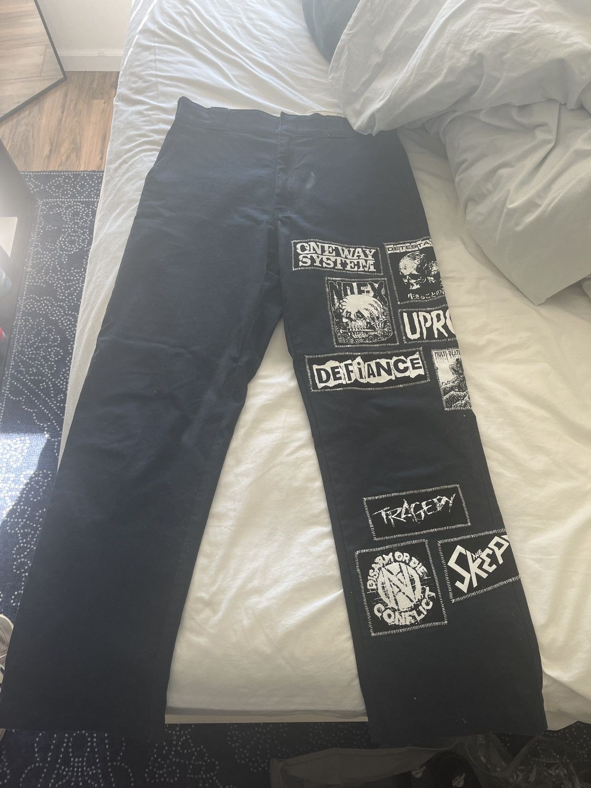 Dickies Custom Patchwork on Dickie’s Casual Pants Size US 31 - 3 Thumbnail