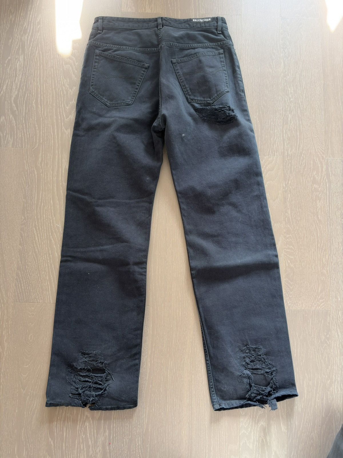 Balenciaga Balenciaga Medium Fit Distressed Jeans Size US 32 / EU 48 - 6 Thumbnail