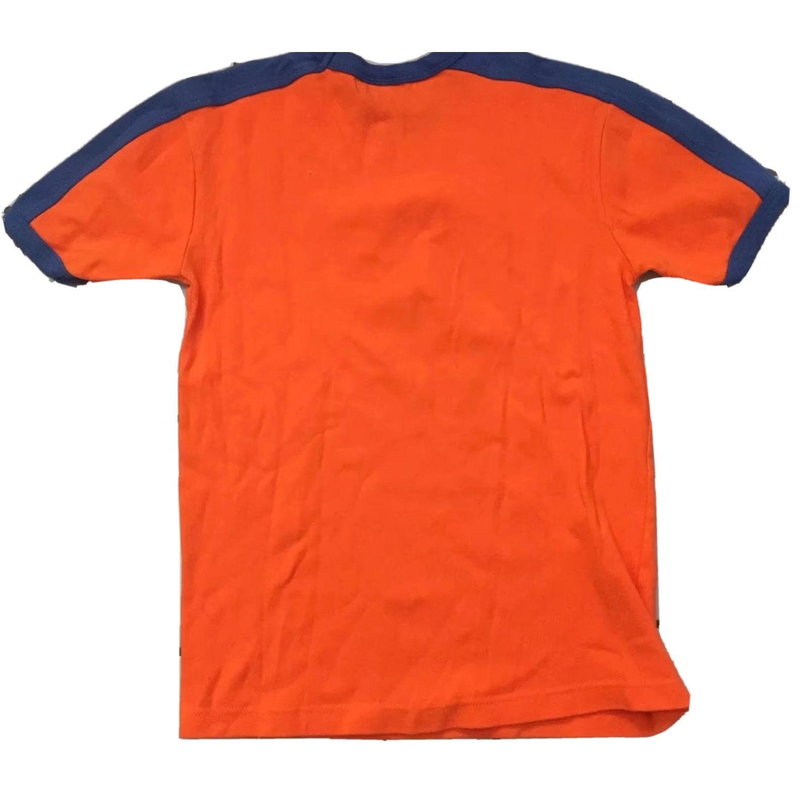 Vintage Kist Design Holland T-Shirt Ringer Tee S/M Men Short Sleeve Blue Orange Graphic Tee 90s Holland Theme Mens S/M Orange Blue Size US S / EU 44-46 / 1 - 3 Thumbnail