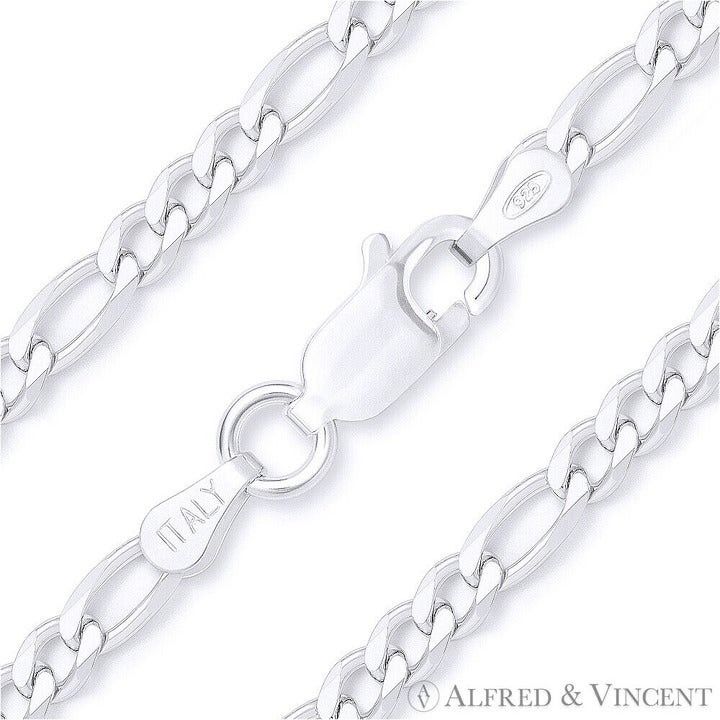 Other 3mm Figaro / Figaroa Link Italian Chain Anklet Size 10" Size ONE SIZE - 1 Thumbnail