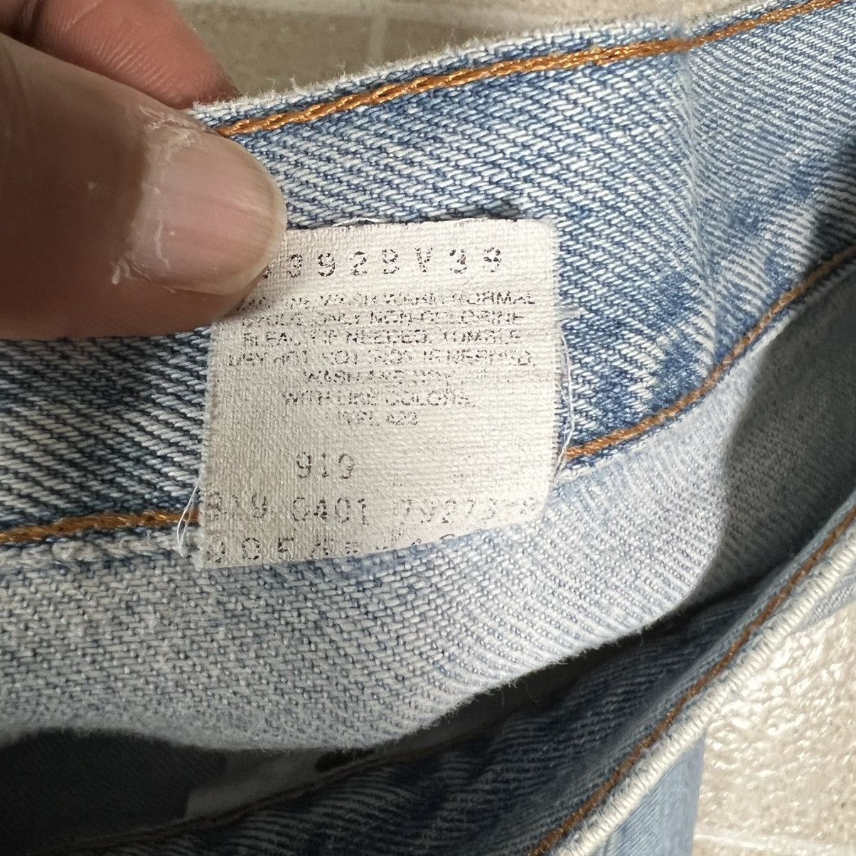 Levi's Vintage Levi's 505 Distressed Straight Jeans Made in Mexico Size US 34 / EU 50 - 8 Thumbnail
