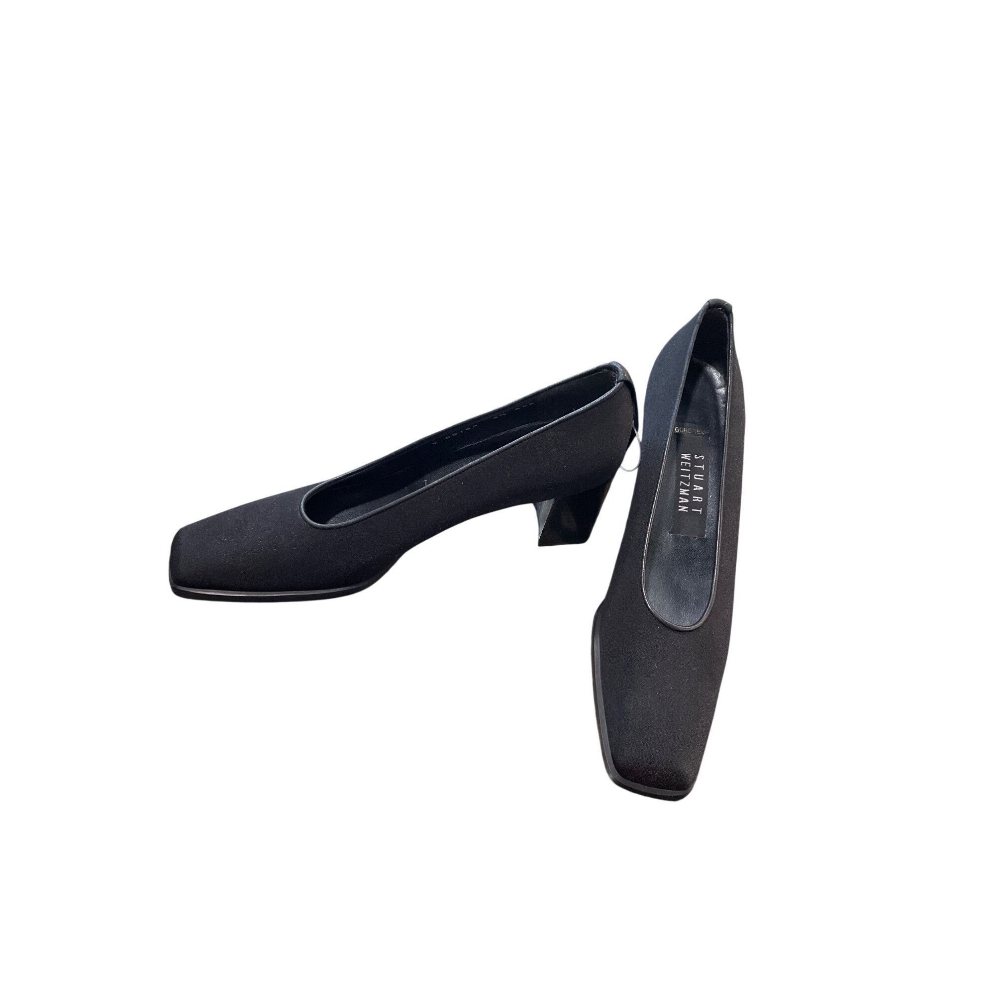 Stuart Weitzman Stuart Weitzman Gore-Tex wms black suede 2.5" block slip on Size US 6.5 / IT 36.5 - 2 Thumbnail