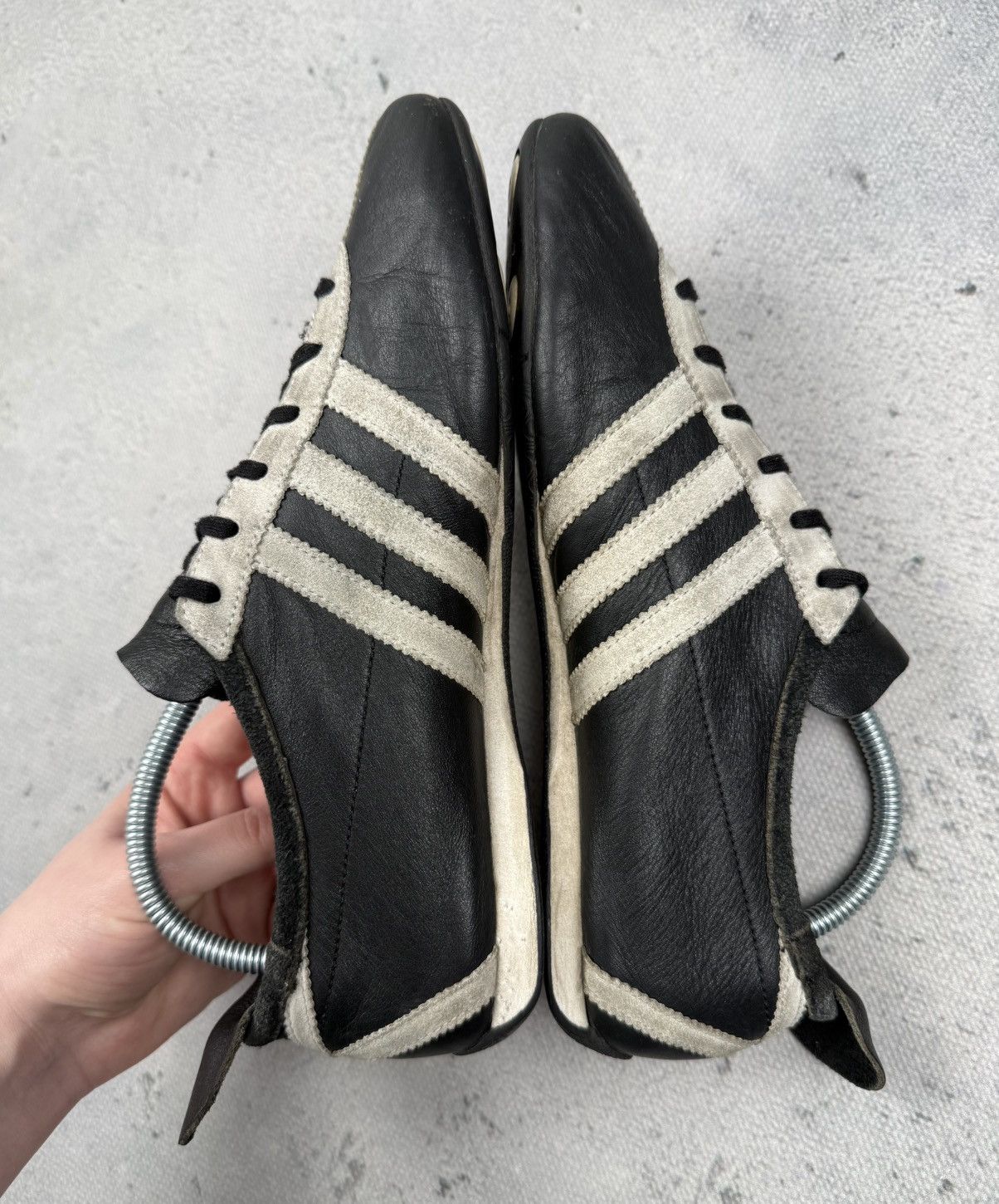 Adidas Adidas Melbourne Up There City Series Black Leather Sneakers Size US 6.5 / IT 36.5 - 7 Thumbnail