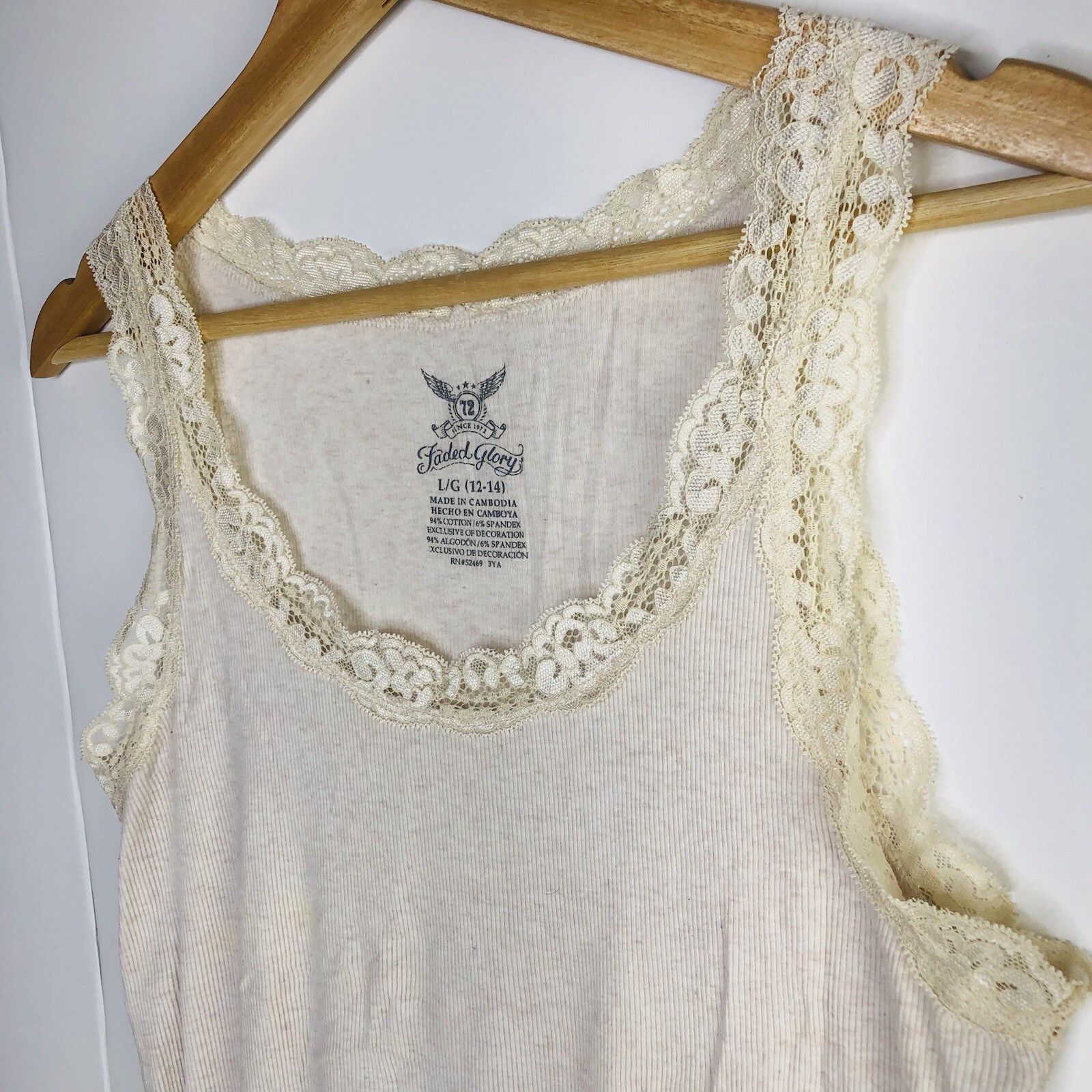 Faded Glory Faded Glory Y2K Teens Girl Tank Top L/G (12-14) Size L / US 10 / IT 46 - 4 Thumbnail