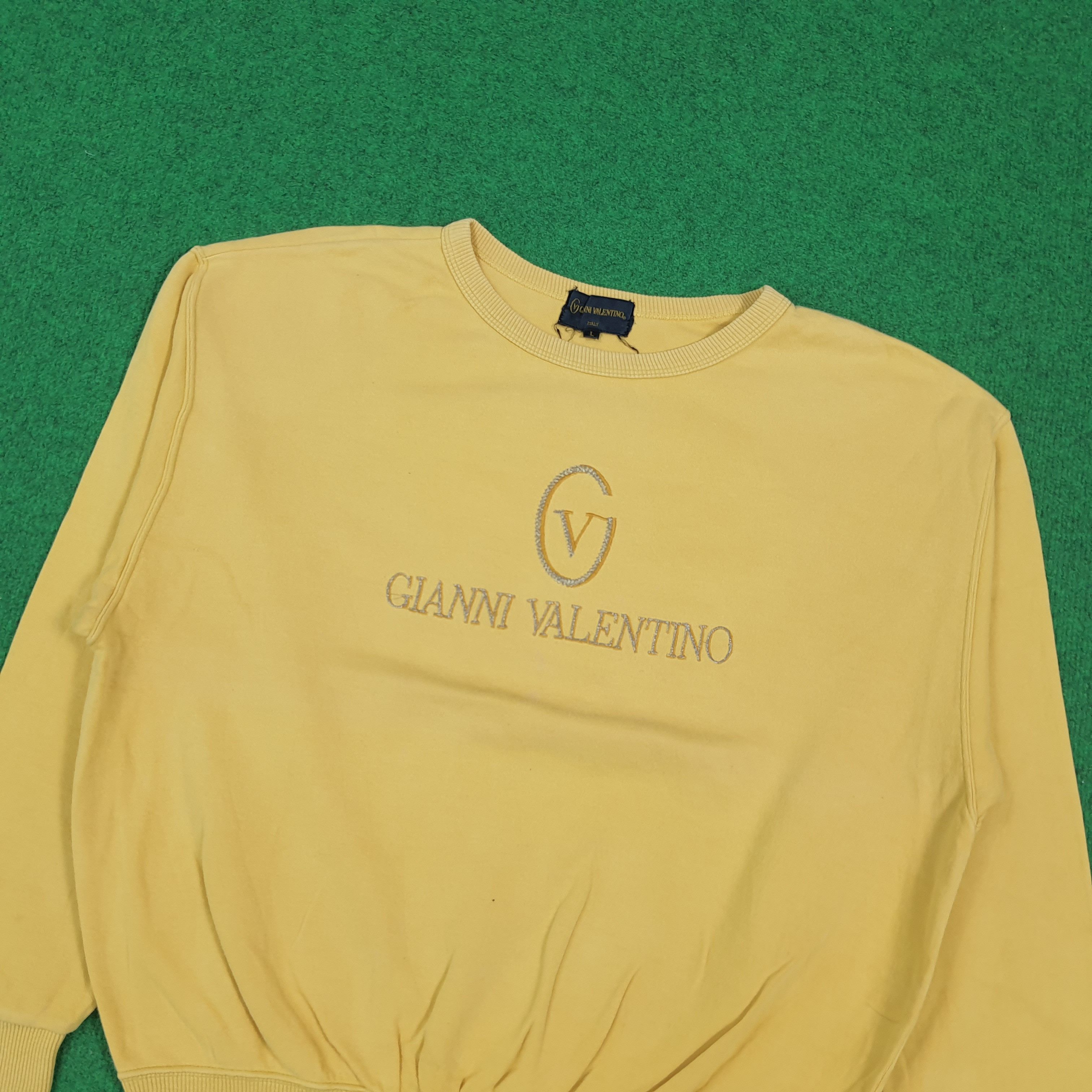 Gianni Valentino Vintage Gianni Valentino Italy Sweatshirt C286N7 Size US M / EU 48-50 / 2 - 2 Thumbnail
