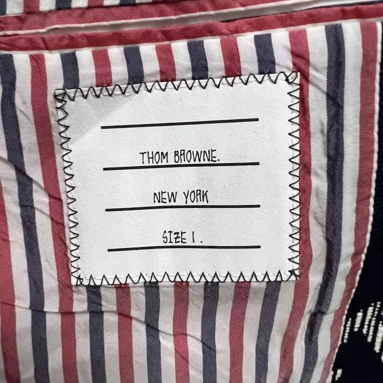 Thom Browne Thom Browne size1 Blue anchor printed suit Size 34R - 4 Thumbnail