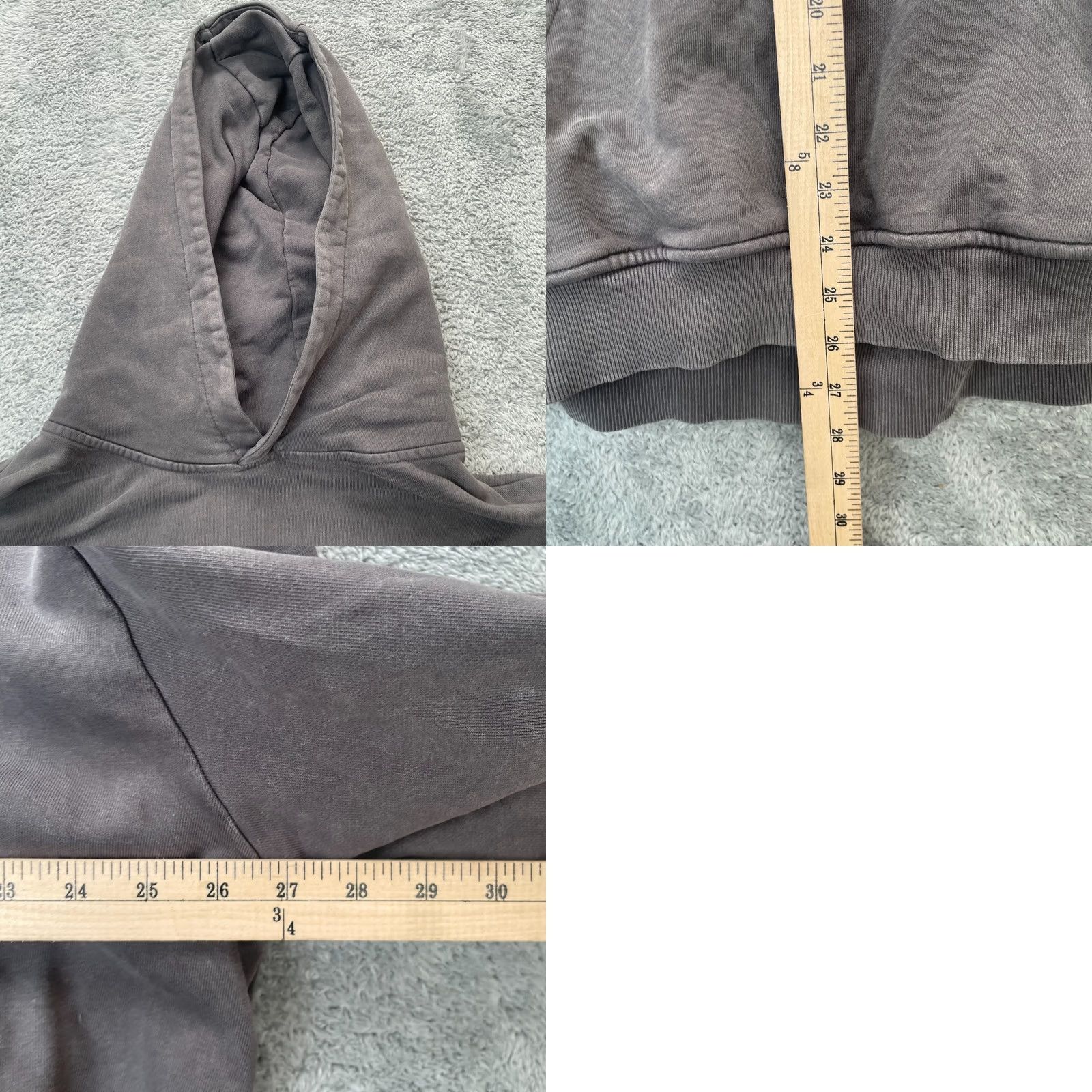 Vintage Aelfric Eden Hoodie Mens XL Gray Oversized Washed Graphic Print Cotton Size US XL / EU 56 / 4 - 8 Thumbnail