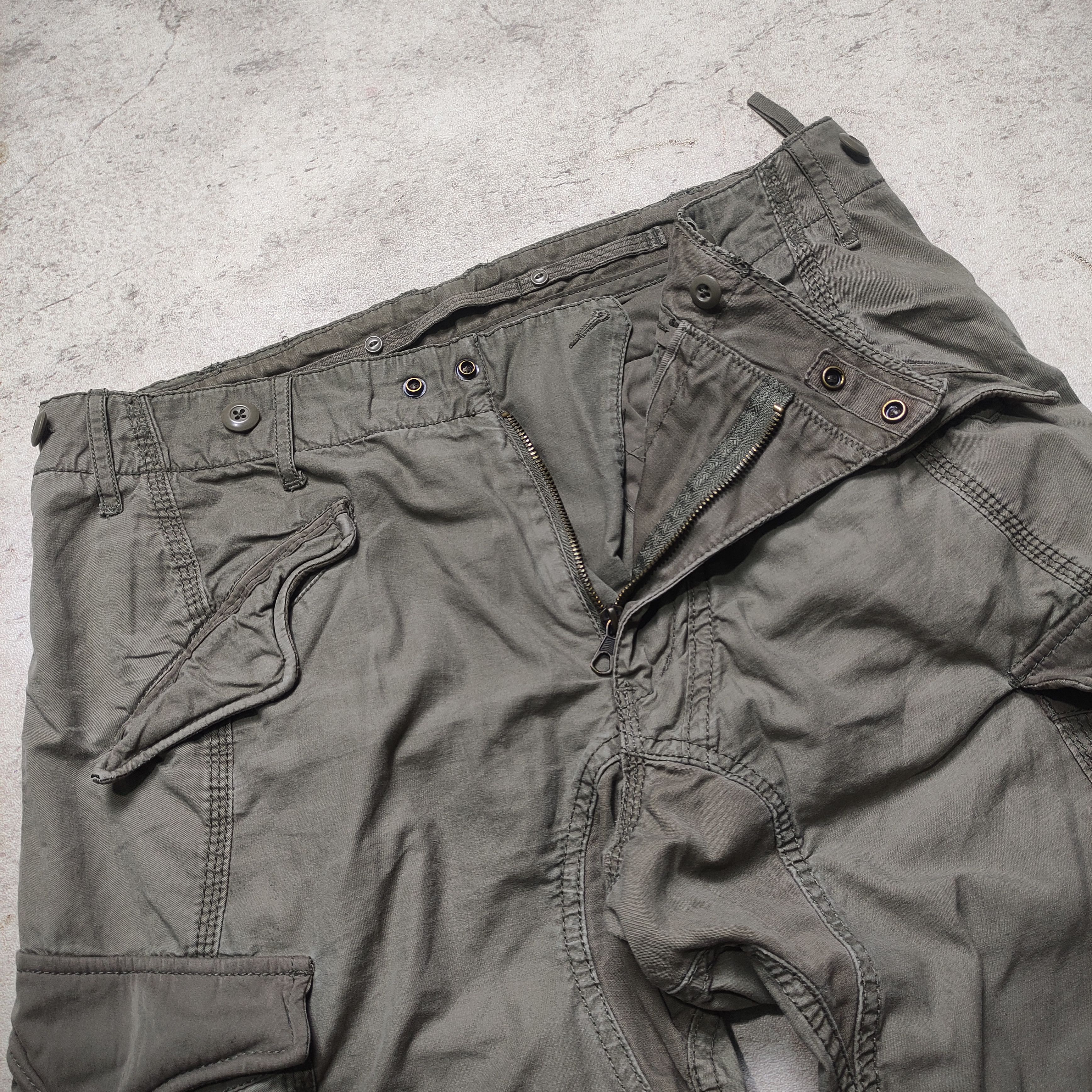 If Six Was Nine × Japanese Brand × Le Grande Bleu (L.G.B.) Goa Cargo Pilots Pants military style Size US 33 - 6 Thumbnail