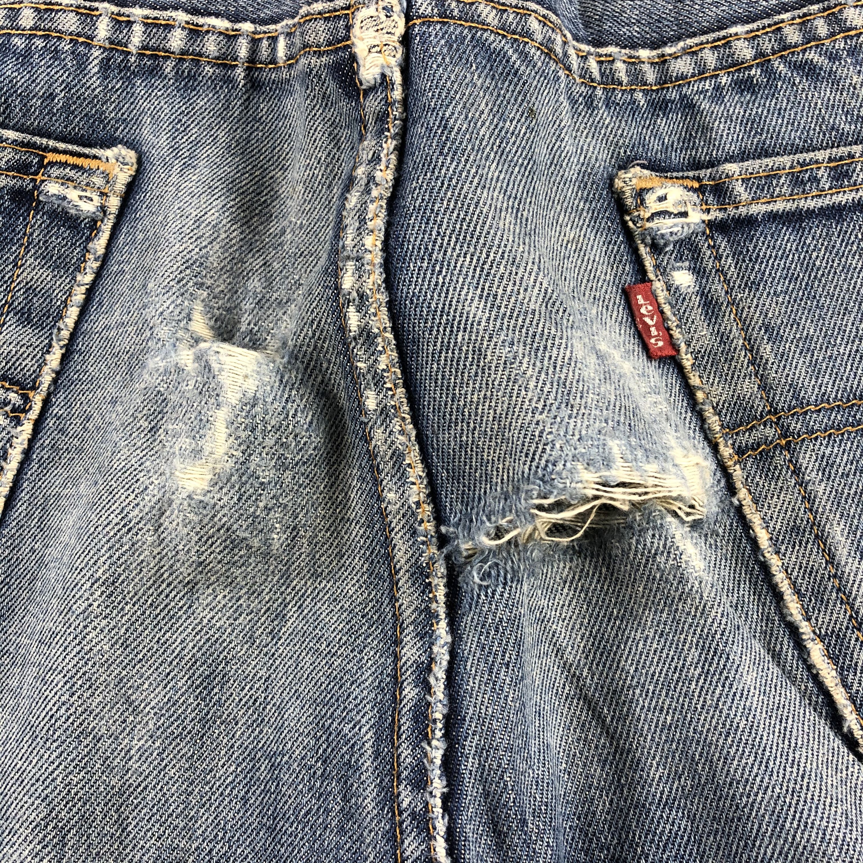 Levi's Vintage 90s Distress Levis 501 Jeans-JM2388 Size US 36 / EU 52 - 7 Thumbnail