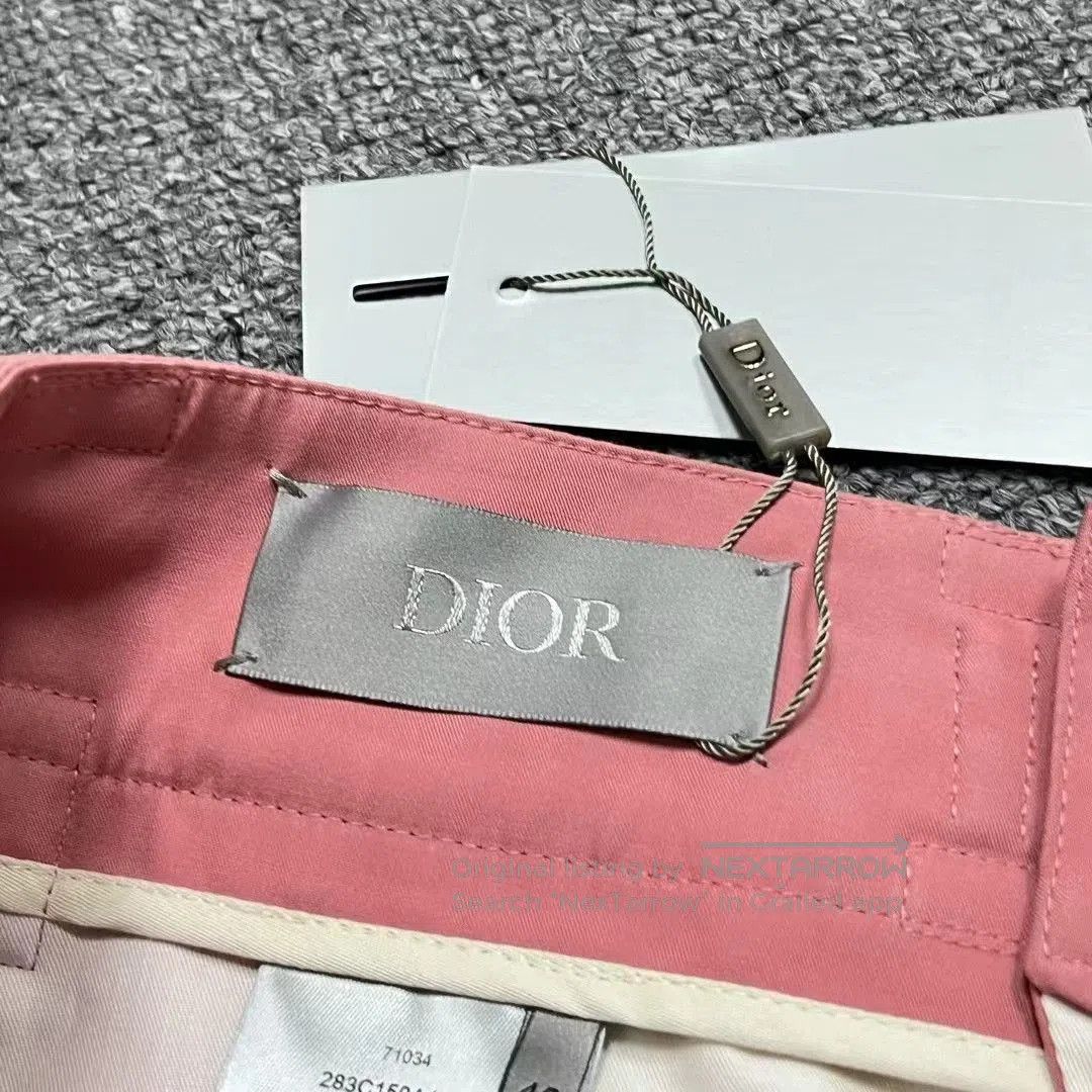 Dior dior pink satin functional work shorts. Size US 28 / EU 44 - 3 Thumbnail