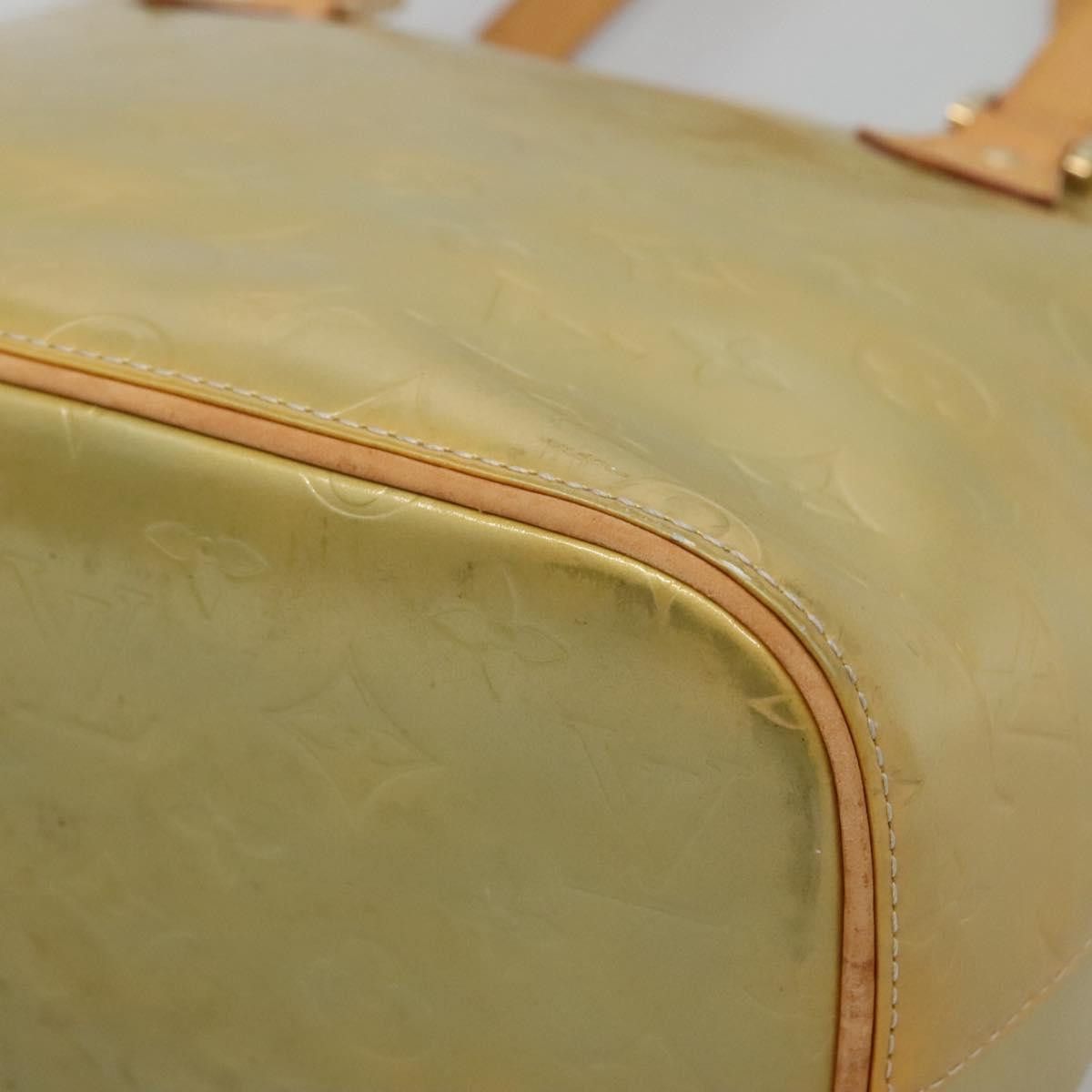 Louis Vuitton LOUIS VUITTON Monogram Vernis Houston Hand Bag Gris M91053 Size ONE SIZE - 9 Thumbnail