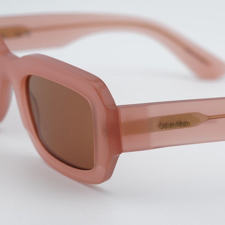 Calvin Klein Calvin Klein CK24511S 835 Women Sunglasses Peach Rectangle Size ONE SIZE - 3 Thumbnail