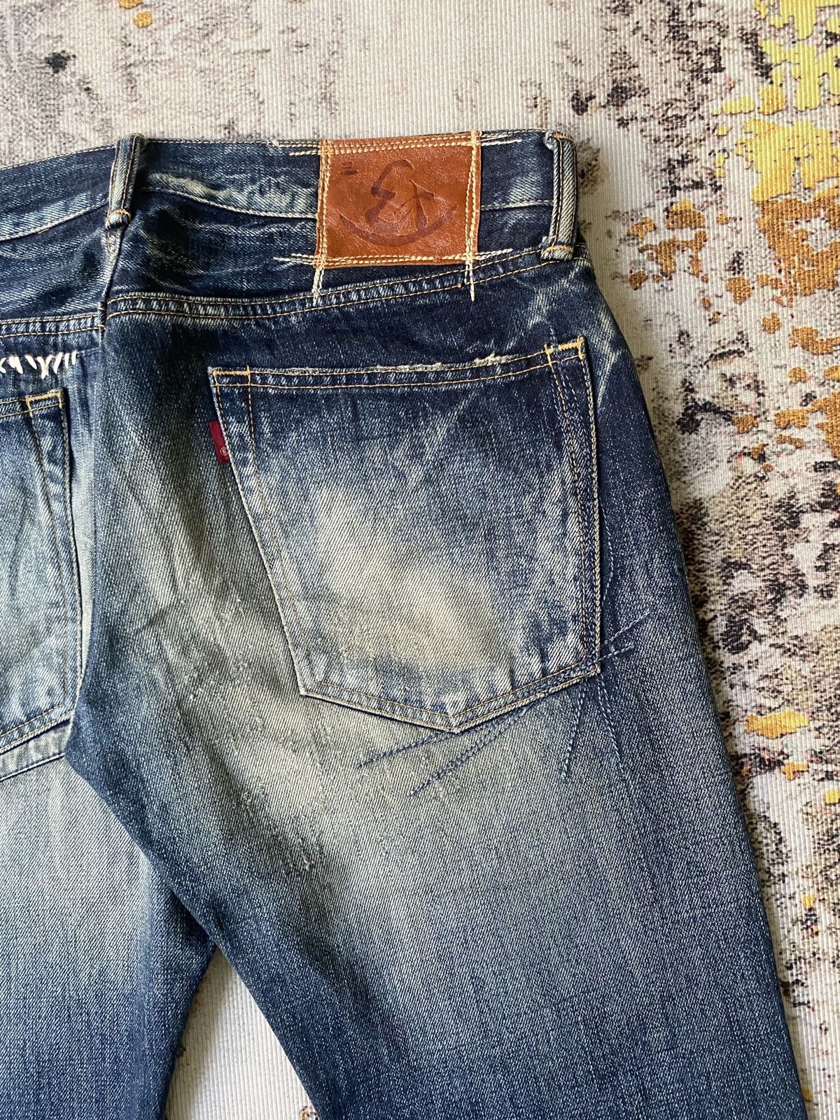Kapital Vintage Eternal Japan Patchwork Boro Design Kapital Denim Size US 31 - 16 Thumbnail