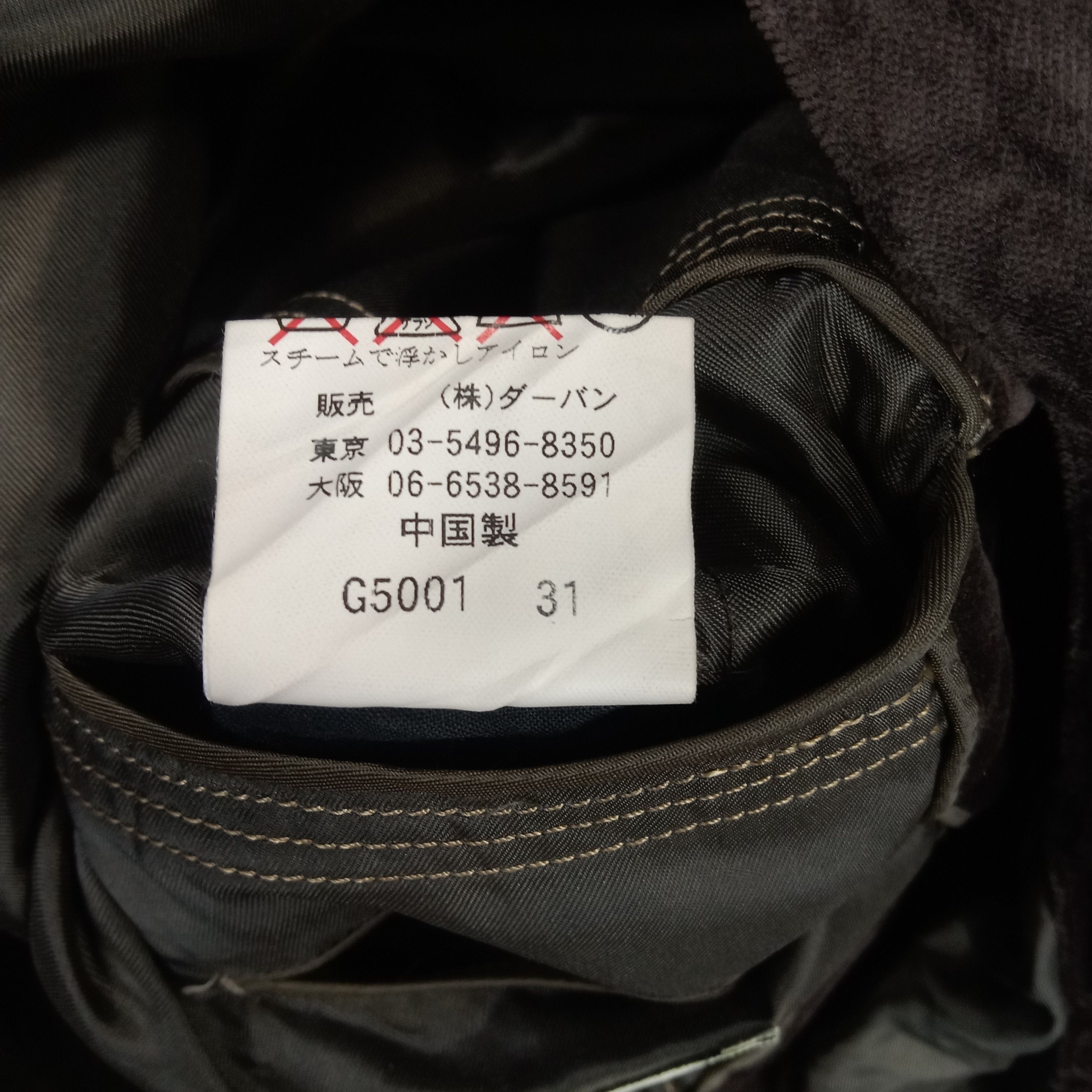 Japanese Brand × Vintage × Yohji Yamamoto Yohji Yamamoto Japanese Designer Fleece Blazers Size 38R - 9 Thumbnail