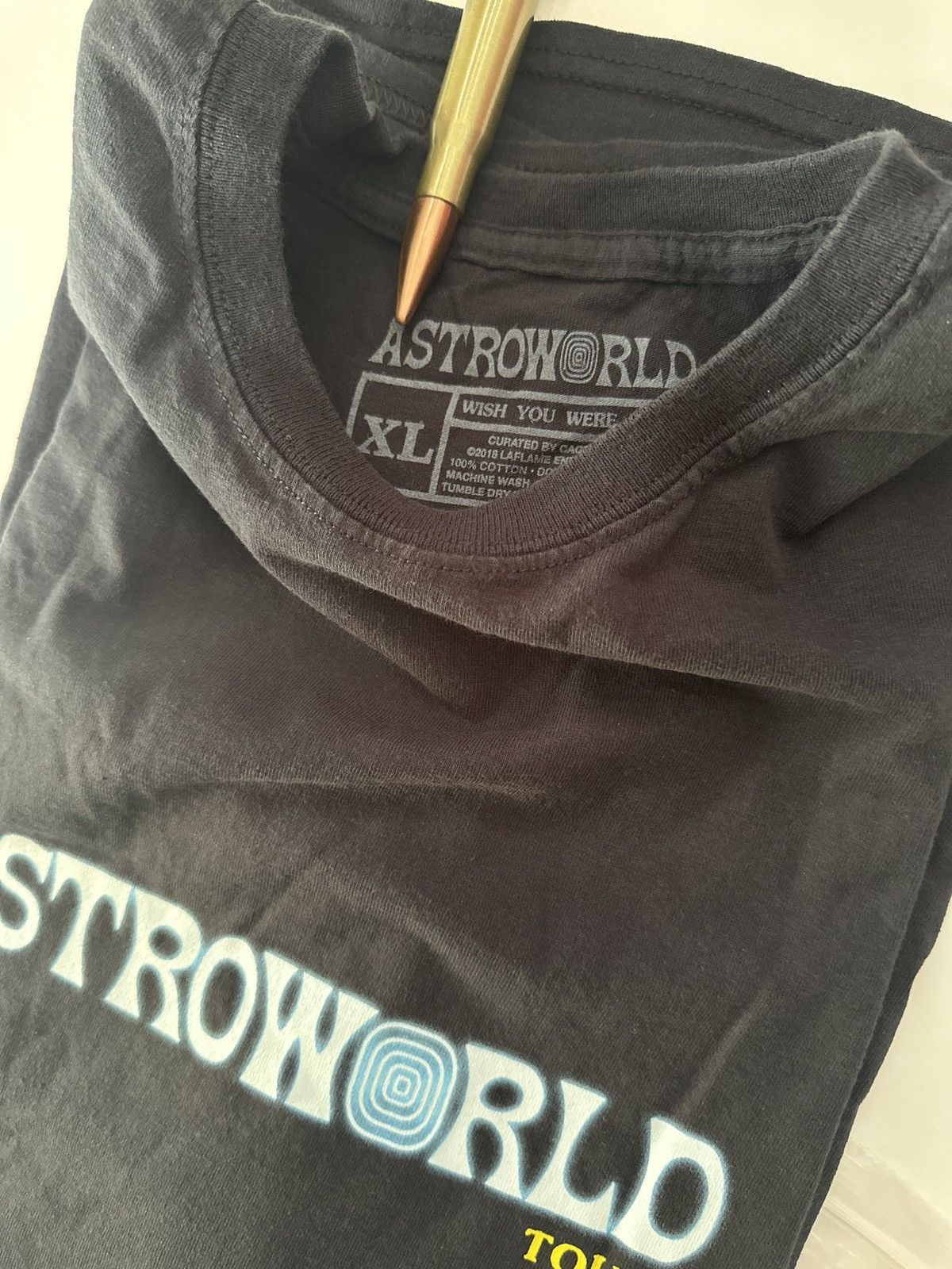 Travis Scott Travis Scott astroworld Tour Tee 2019 Black Size US XL / EU 56 / 4 - 3 Thumbnail